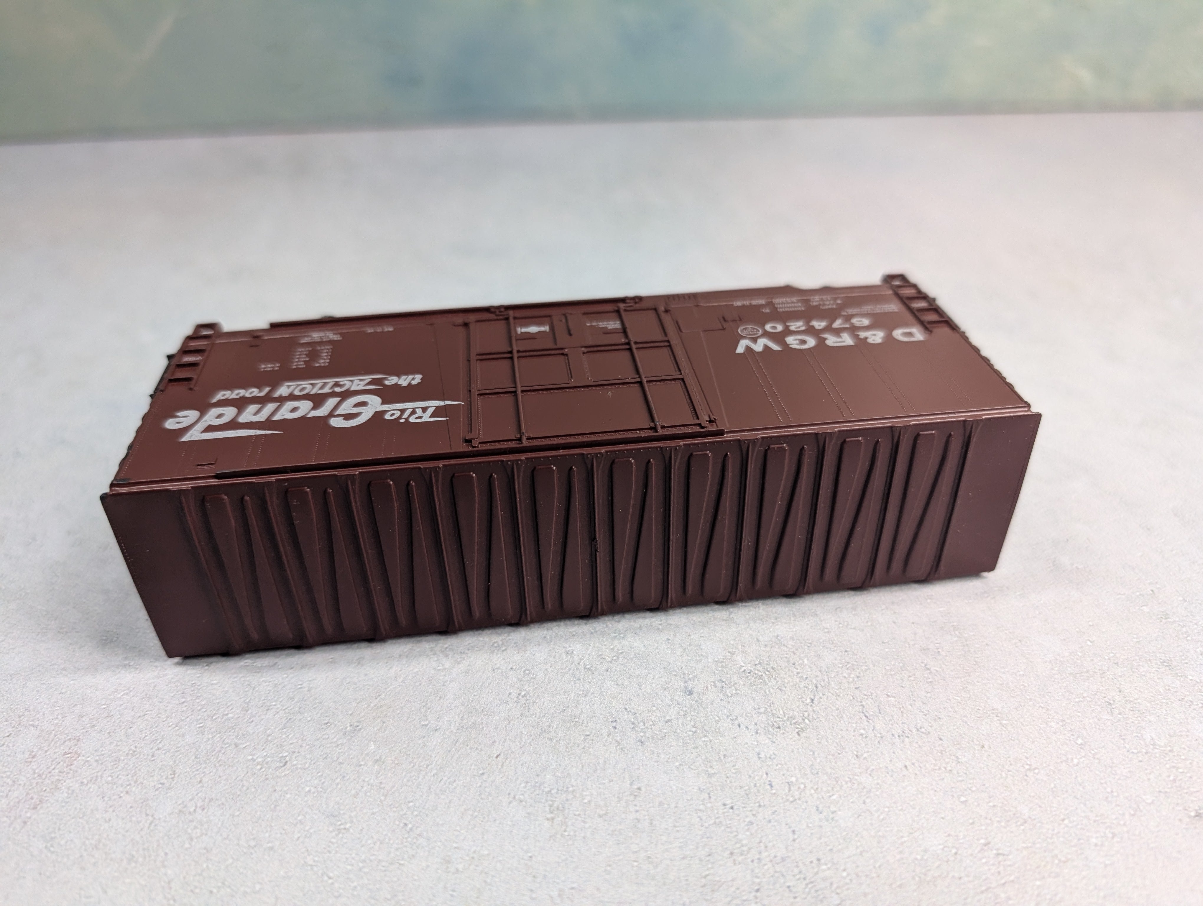 USED Athearn HO Scale 40' Hi-Cube Box Car Rio Grande D&RGW #67420