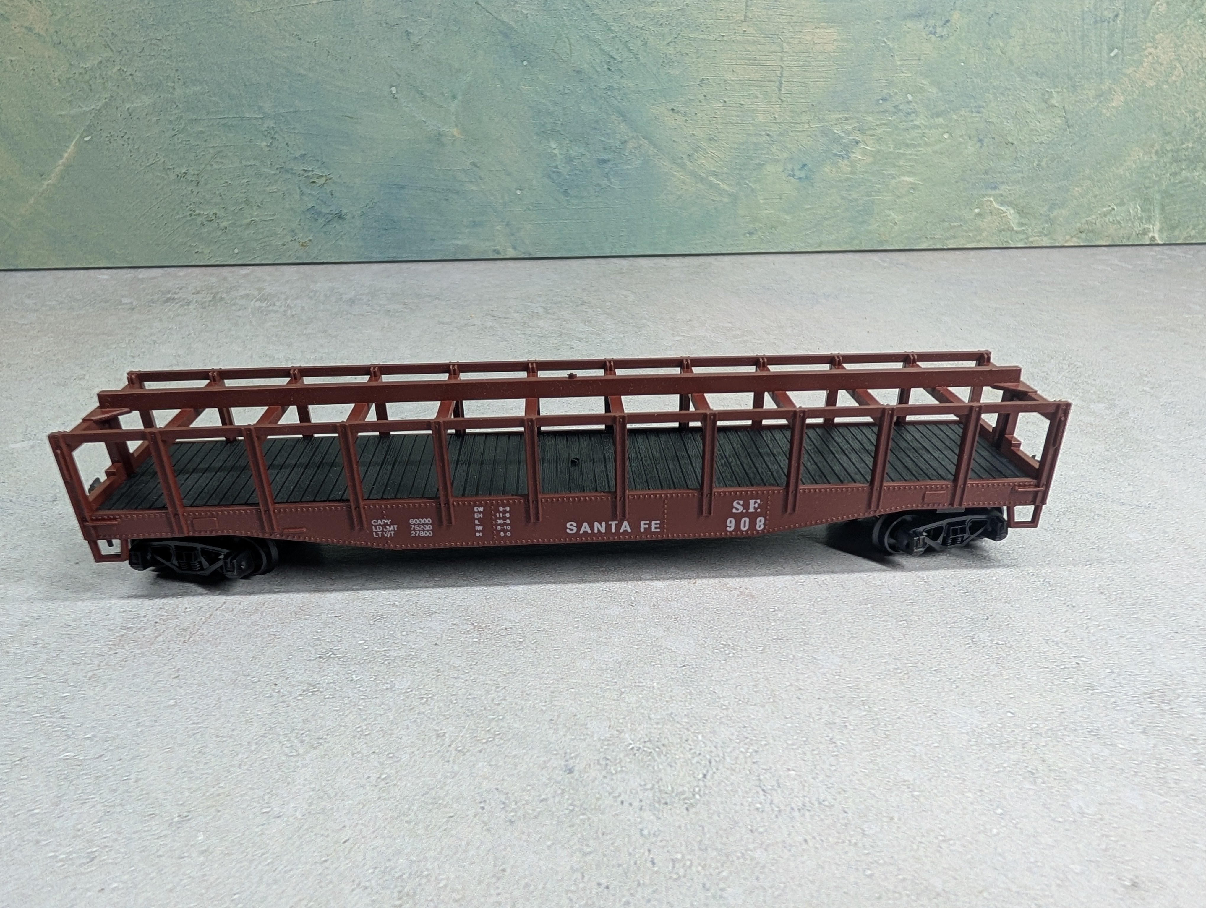 USED ROCO HO Scale Calcium Carbide Car Santa Fe SF #908