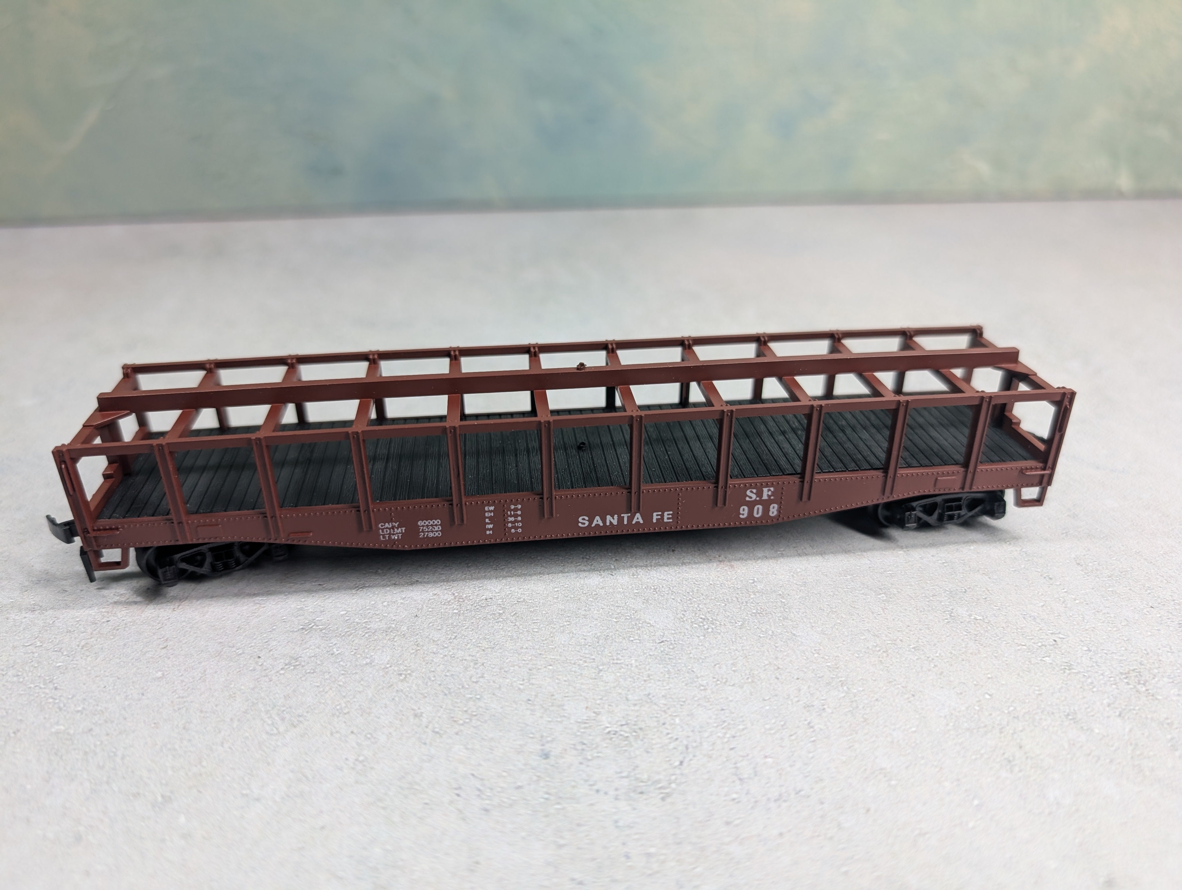 USED ROCO HO Scale Calcium Carbide Car Santa Fe SF #908