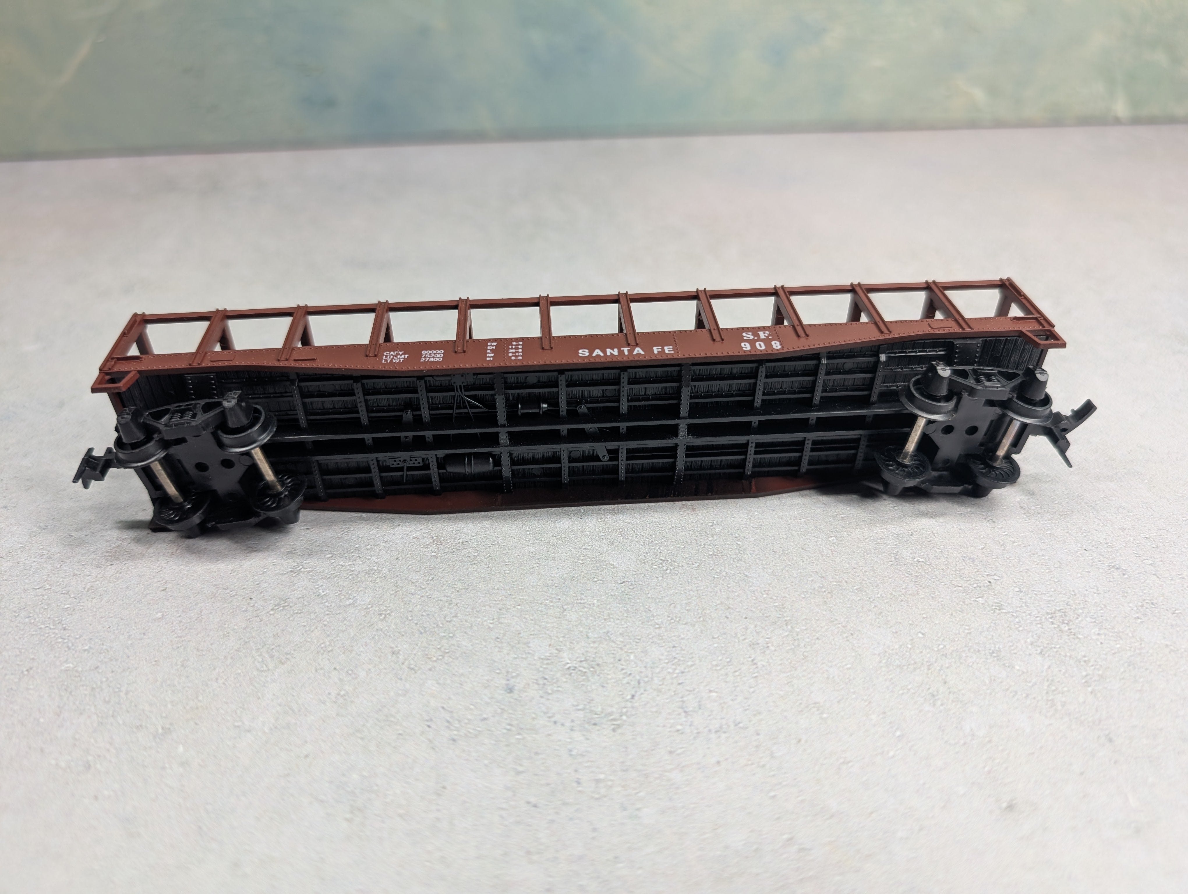 USED ROCO HO Scale Calcium Carbide Car Santa Fe SF #908