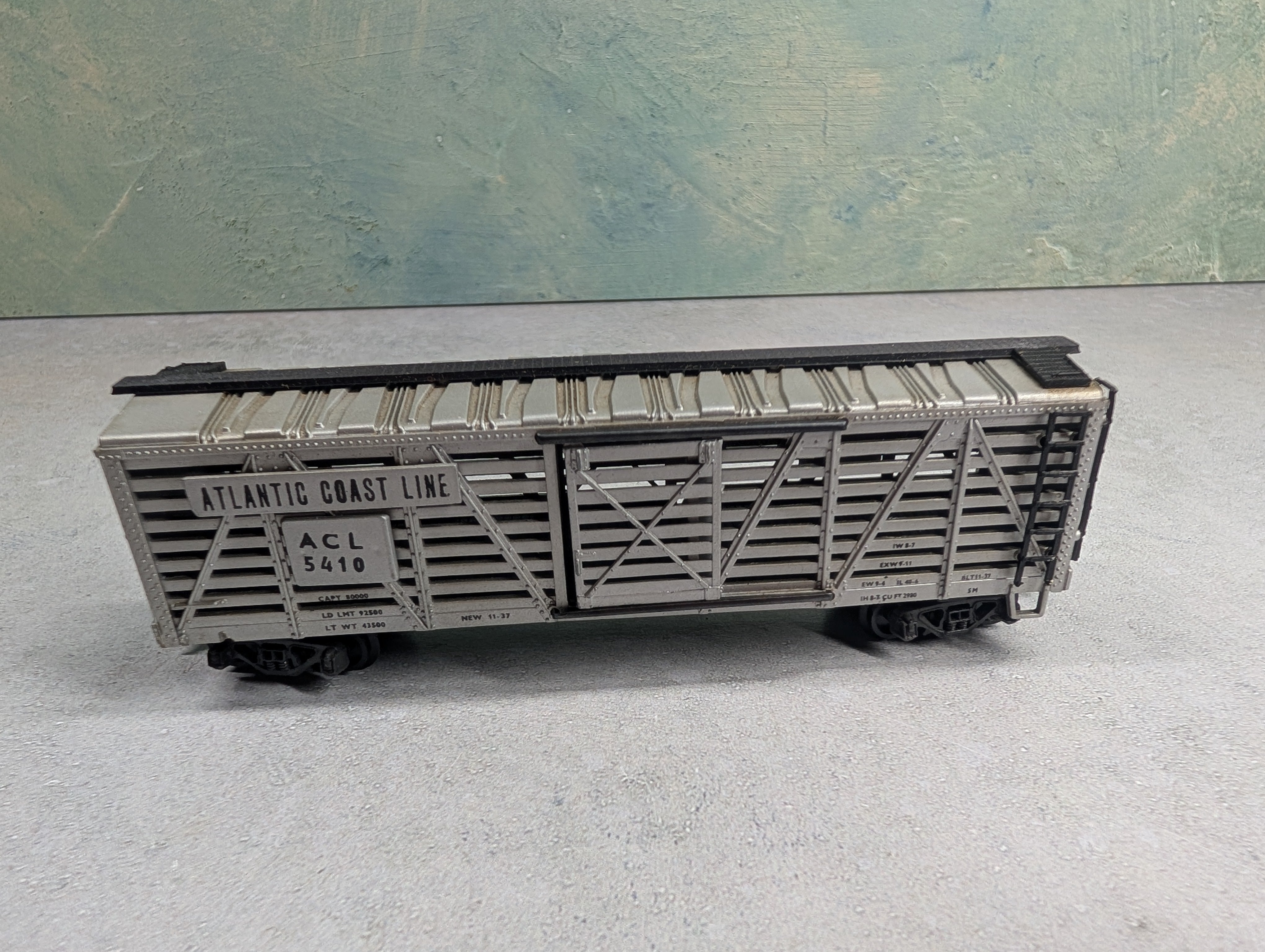 USED AHM HO Scale 40' Stock Car Atlantic Coast Line ACL #5410