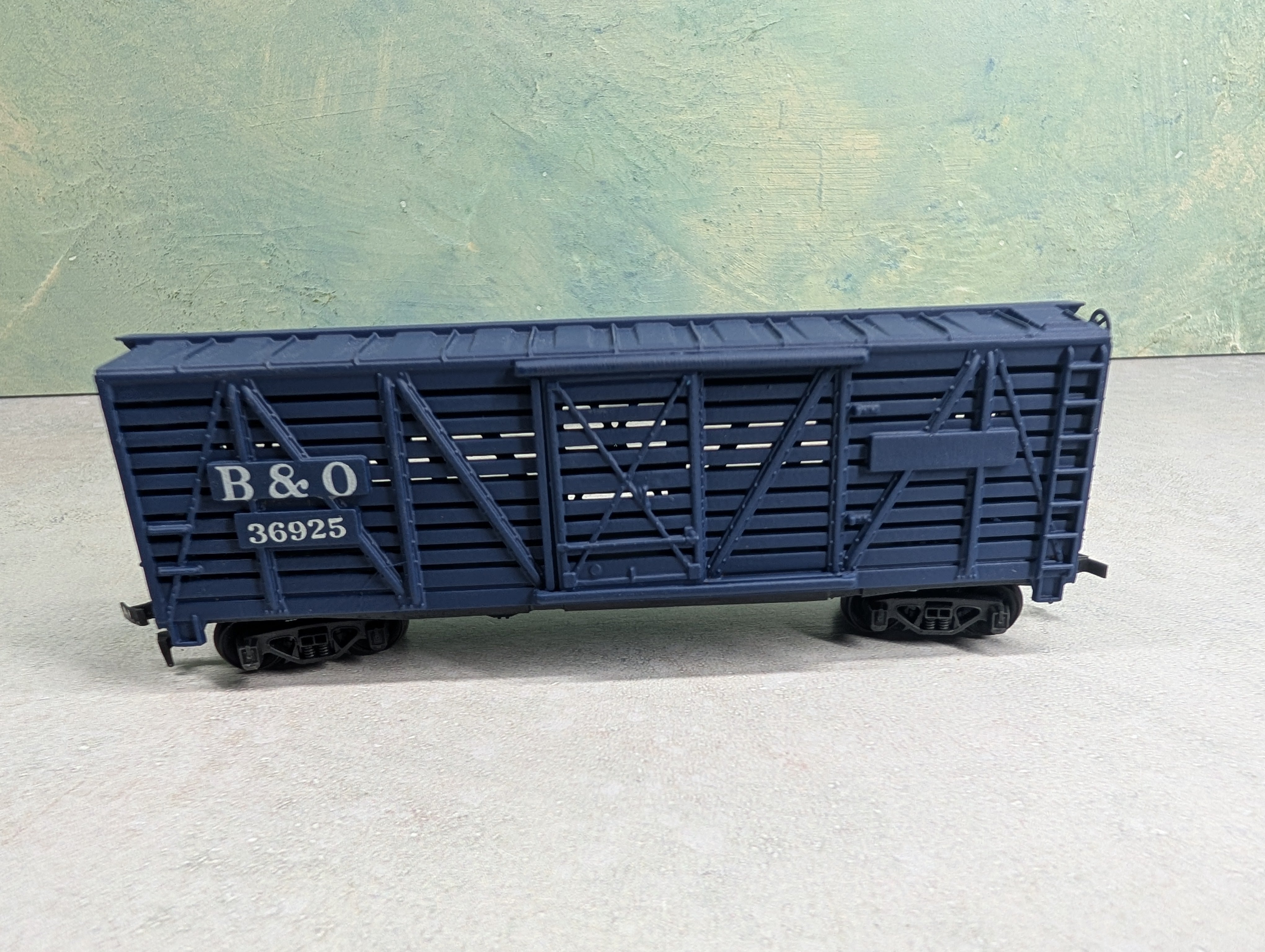 USED Tyco HO Scale 40' Stock Car Baltimore and Ohio B&O #36925