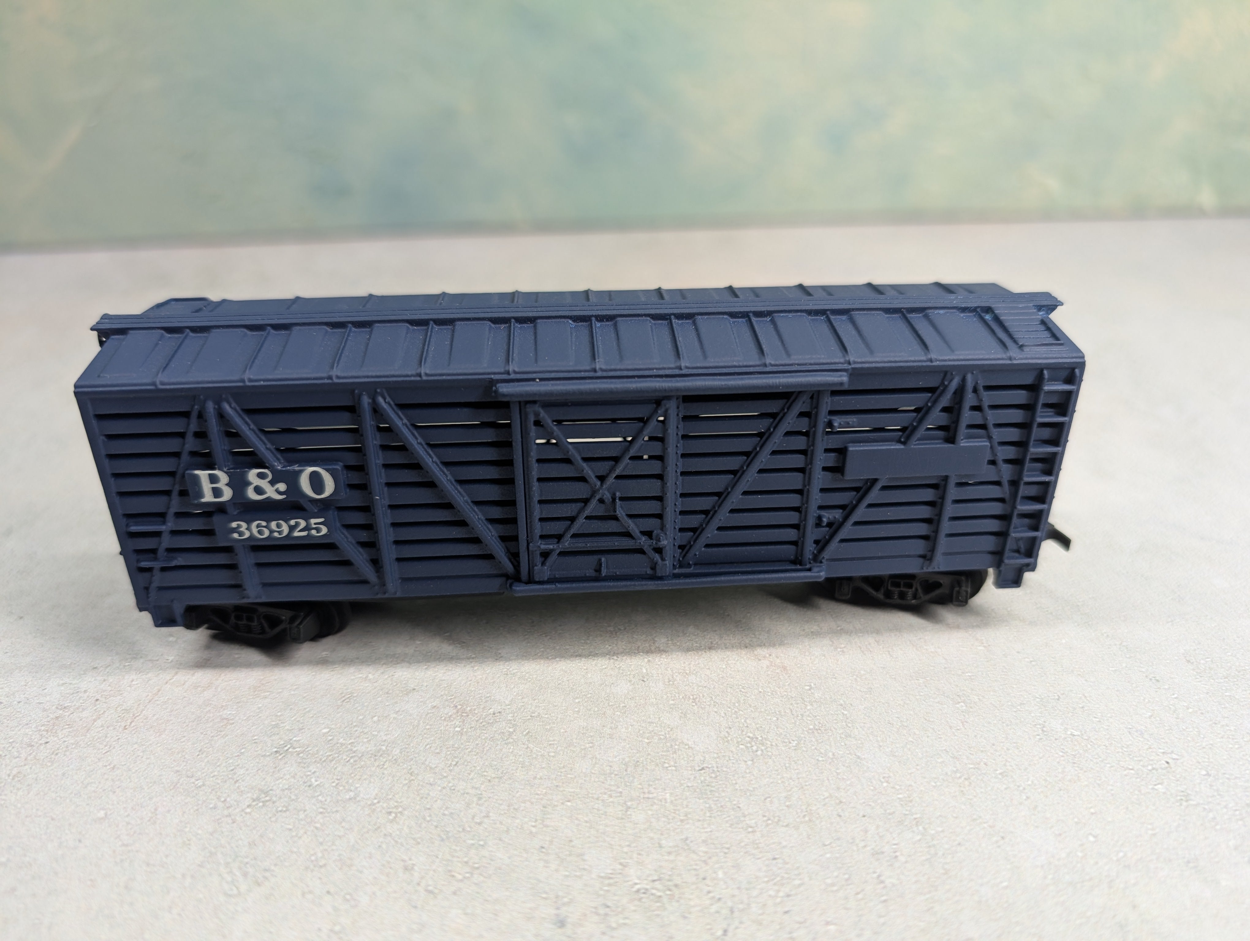 USED Tyco HO Scale 40' Stock Car Baltimore and Ohio B&O #36925
