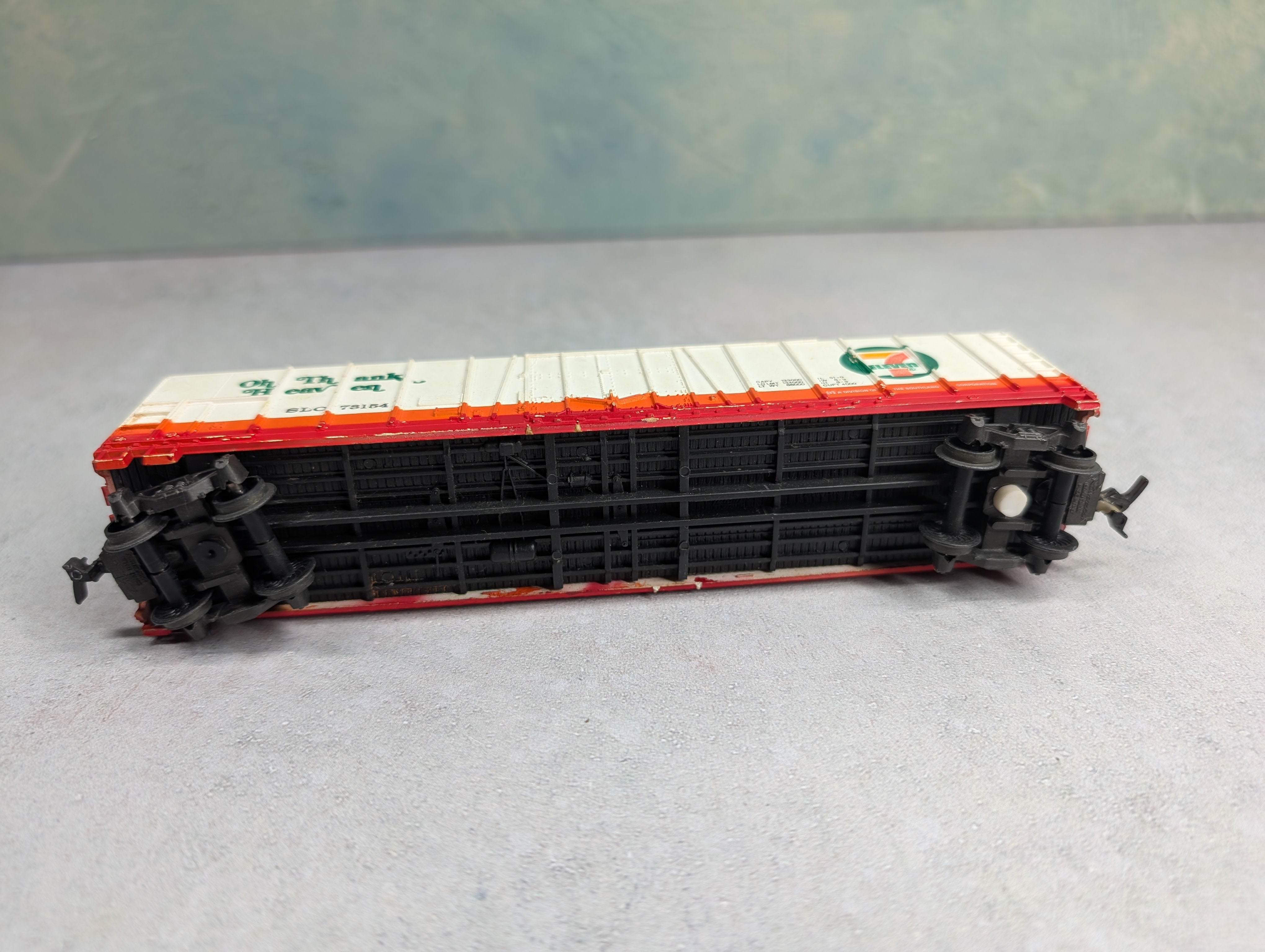 USED AHM HO Scale 50' Box Car Seven Eleven SLC #73154