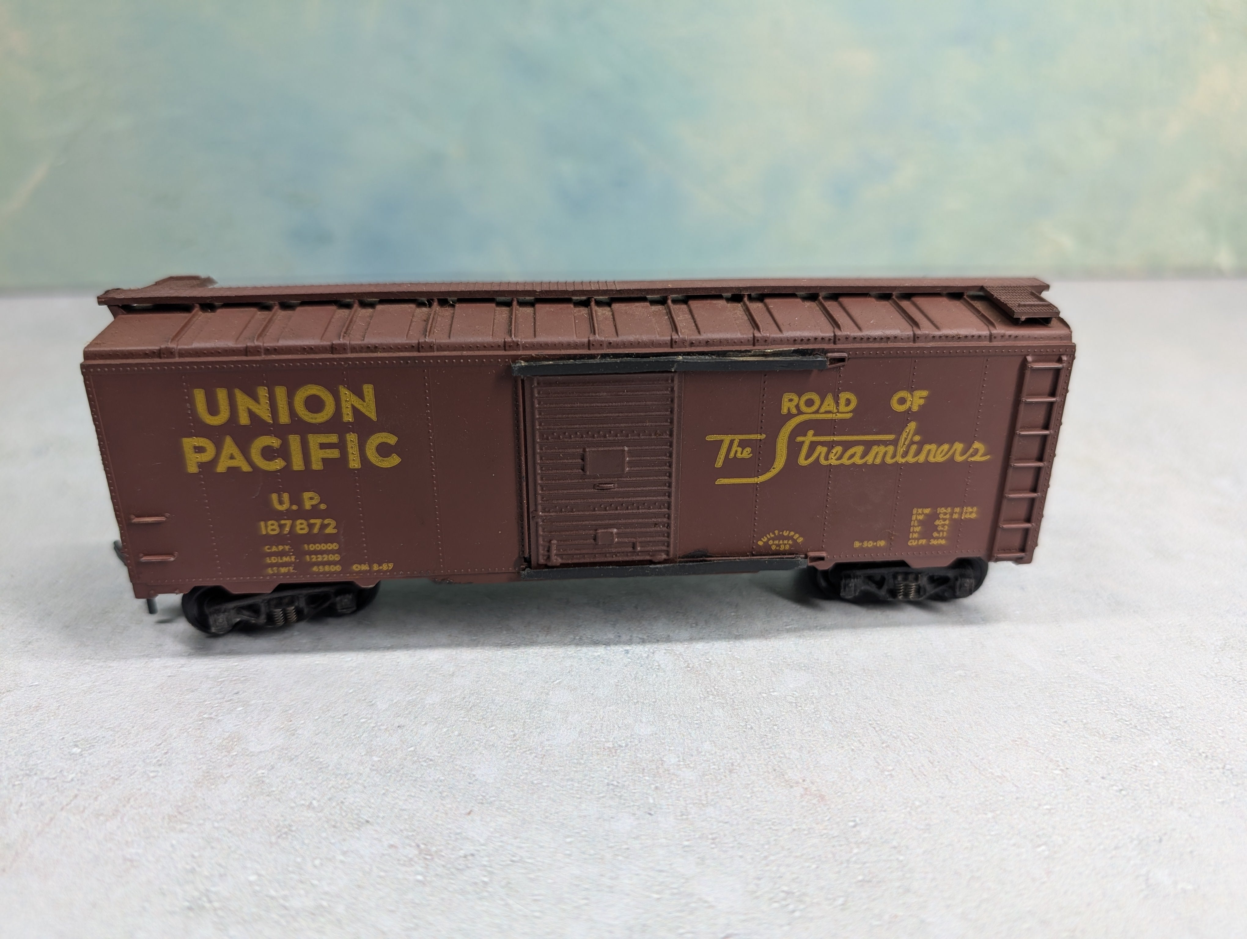 USED Athearn HO Scale 40' Box Car Union Pacific UP #187872