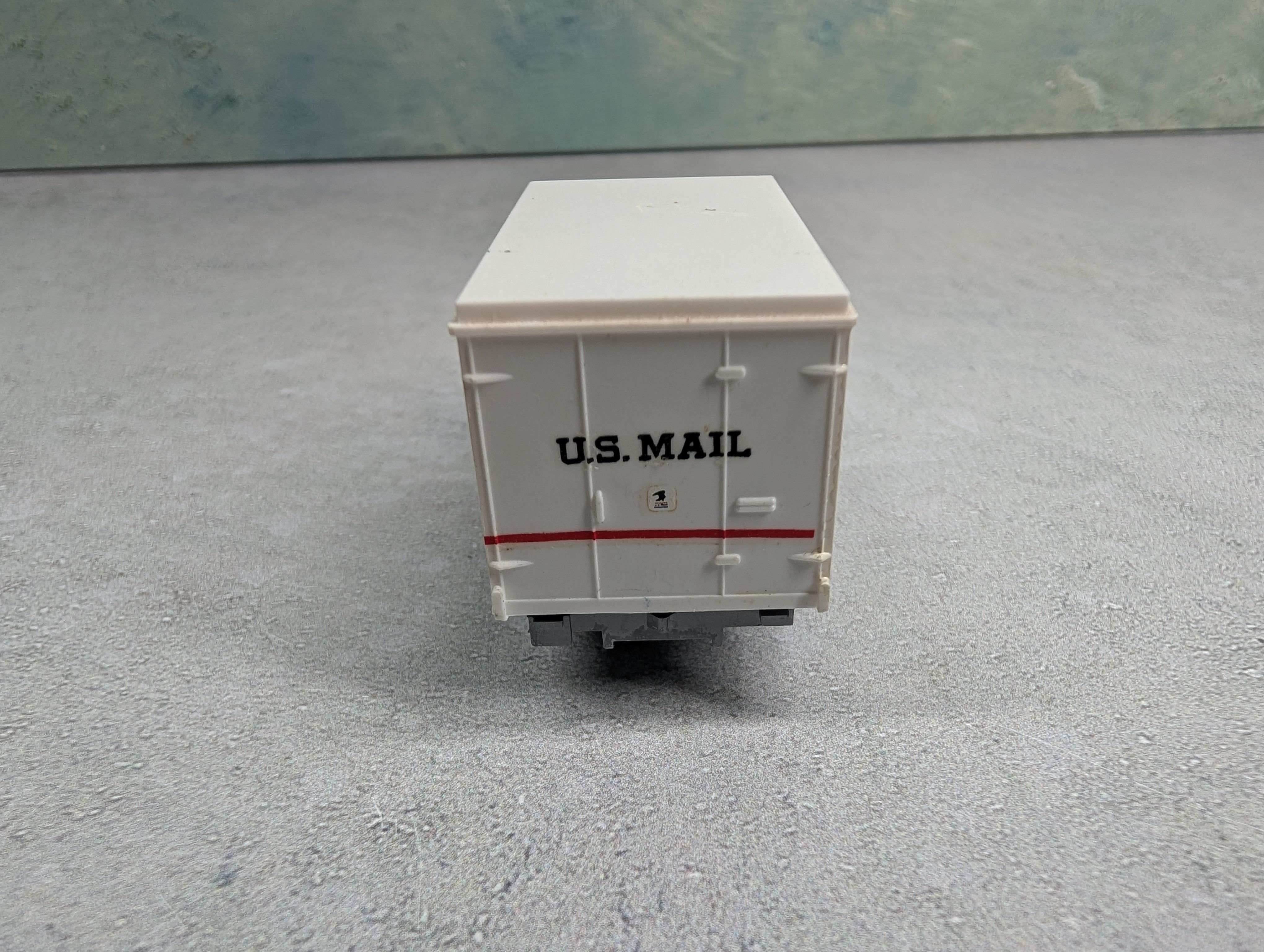USED Wiking HO Scale White Mercedes US Mail Delievery Truck Decal