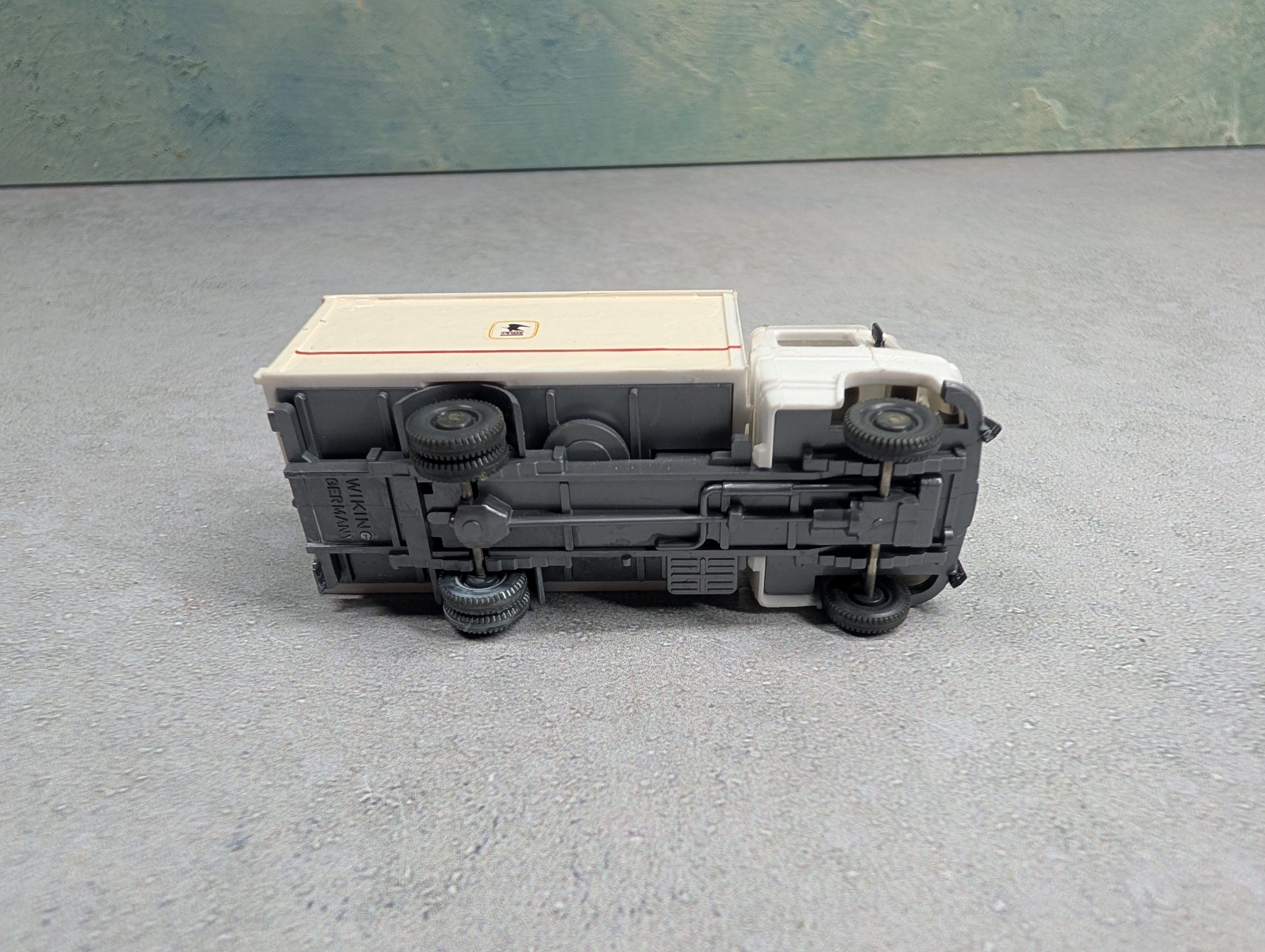 USED Wiking HO Scale White Mercedes US Mail Delievery Truck Decal