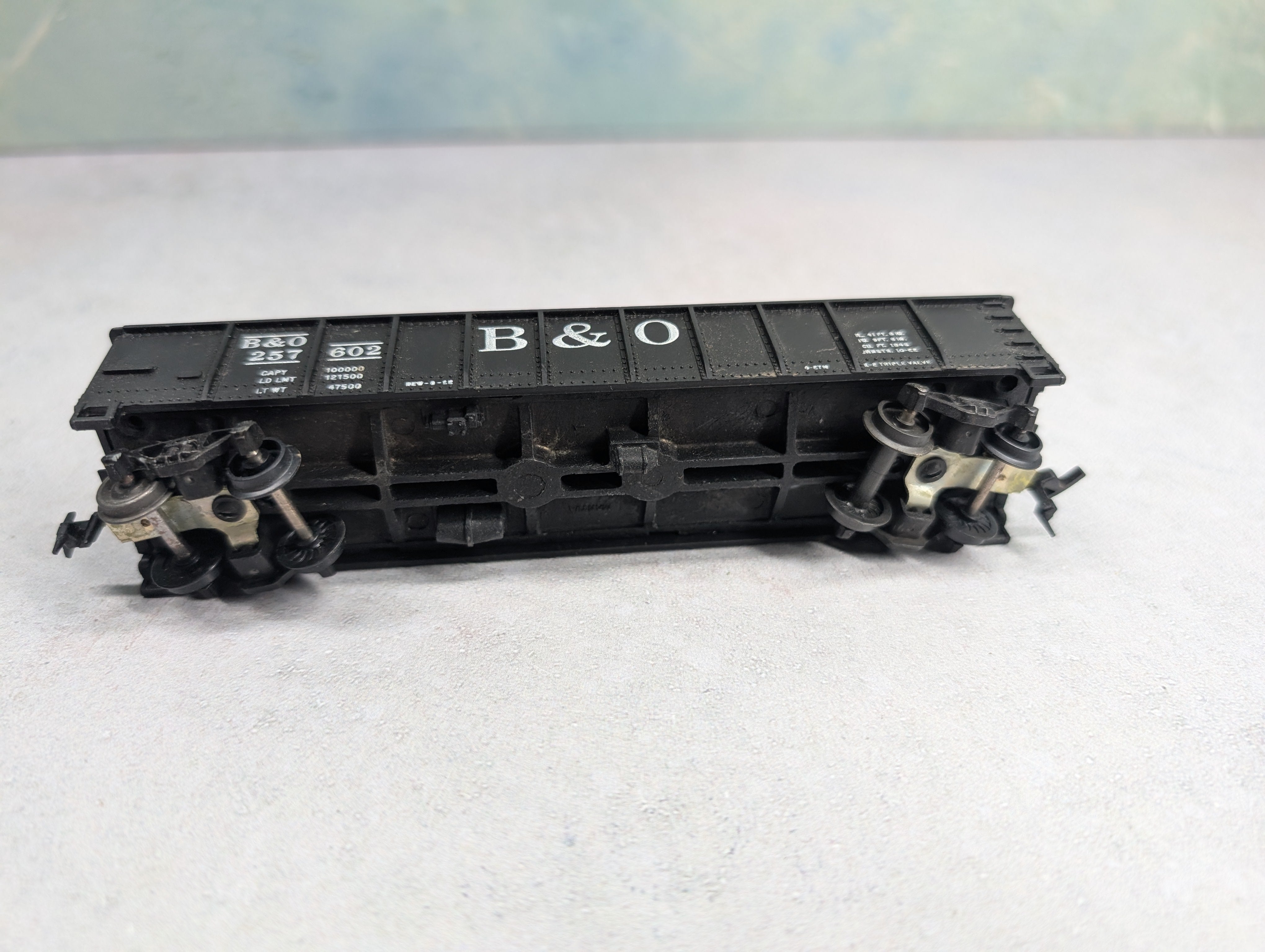 USED Mantua HO Scale 40' Gondola Baltimore and Ohio B&O #257602