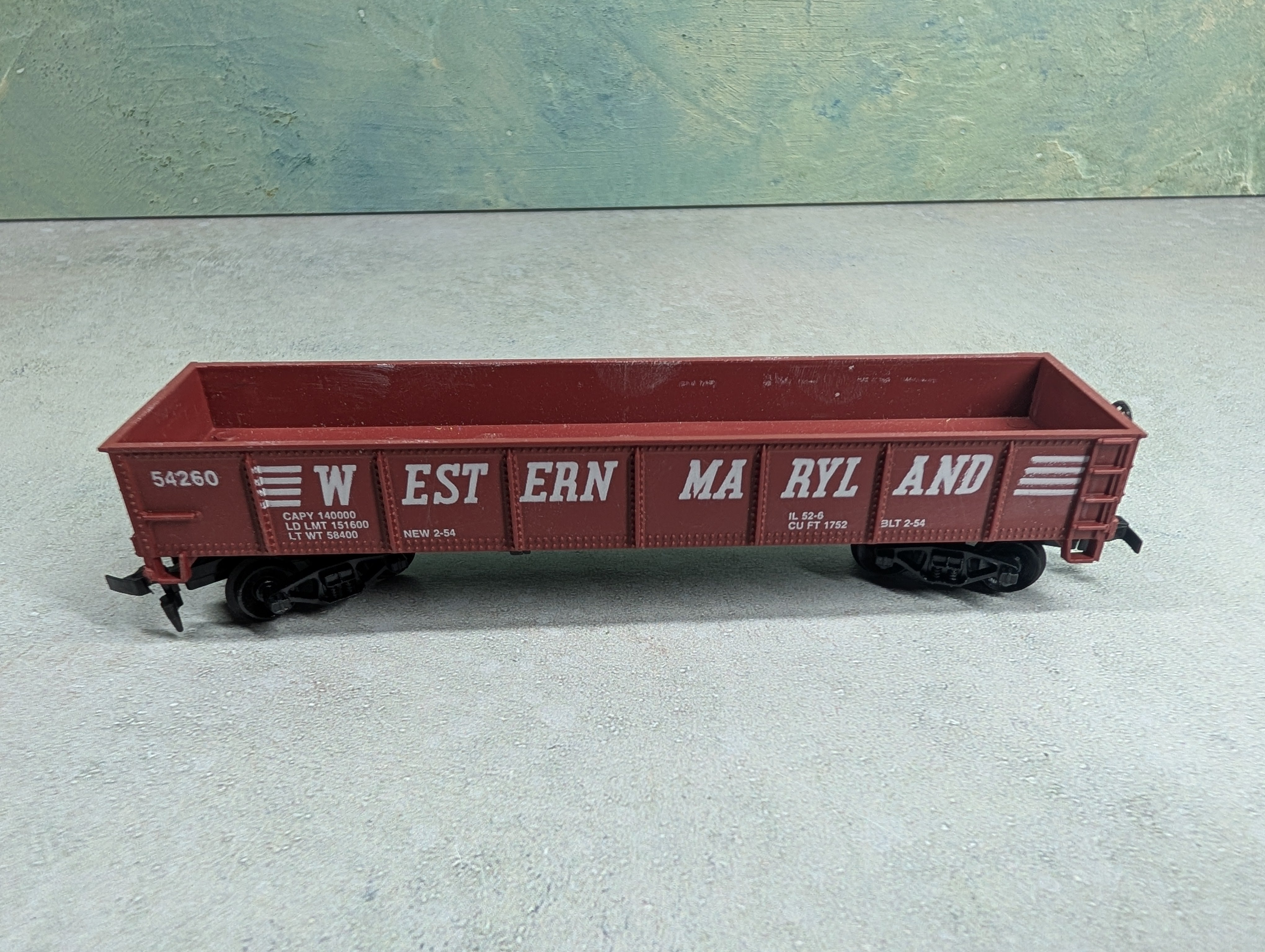 USED Life-Like HO Scale 40' Gondola Western Maryland WM #54260