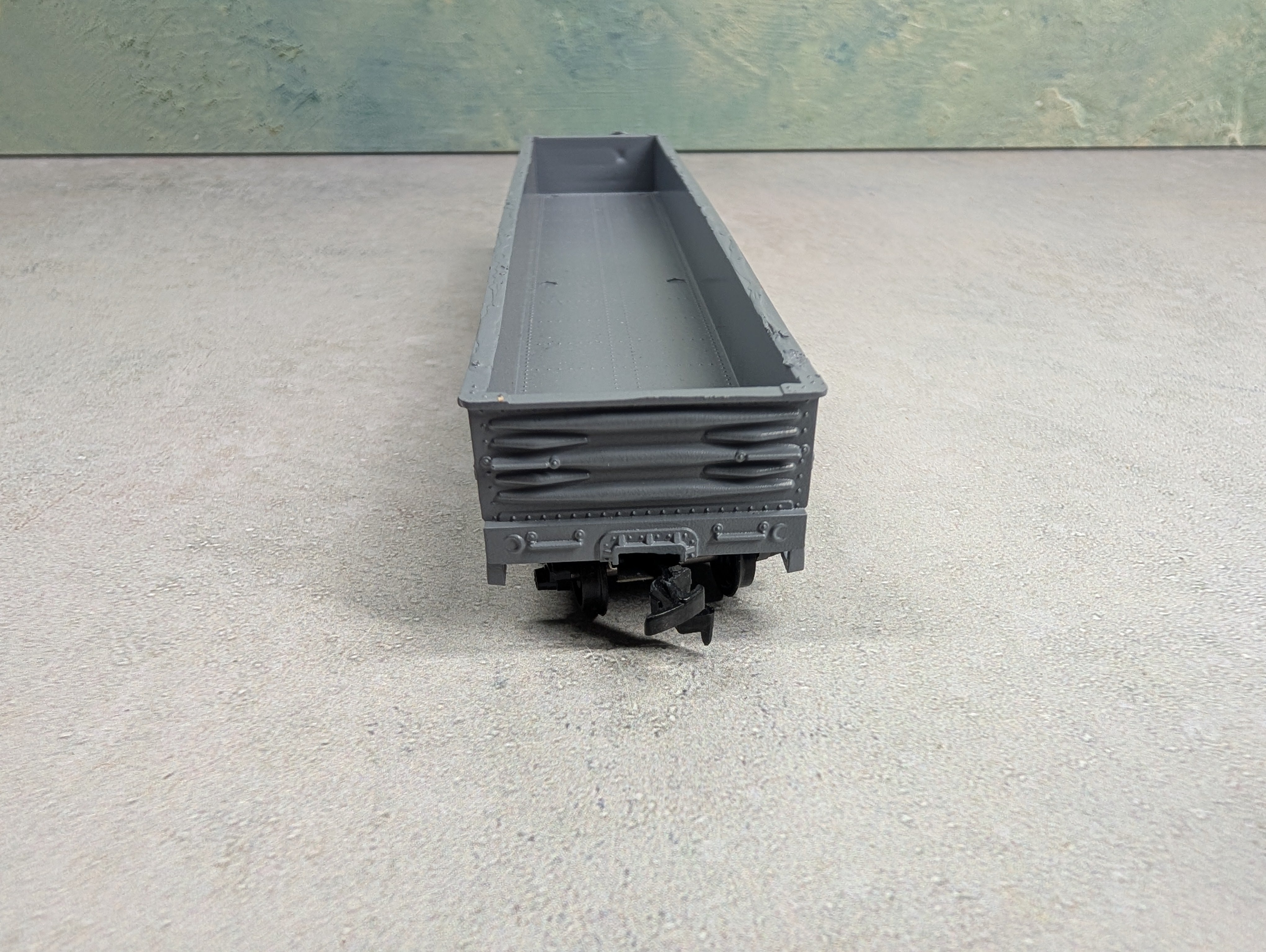 USED Athearn HO Scale 50' Gondola Undecorated Gray Custom Painted