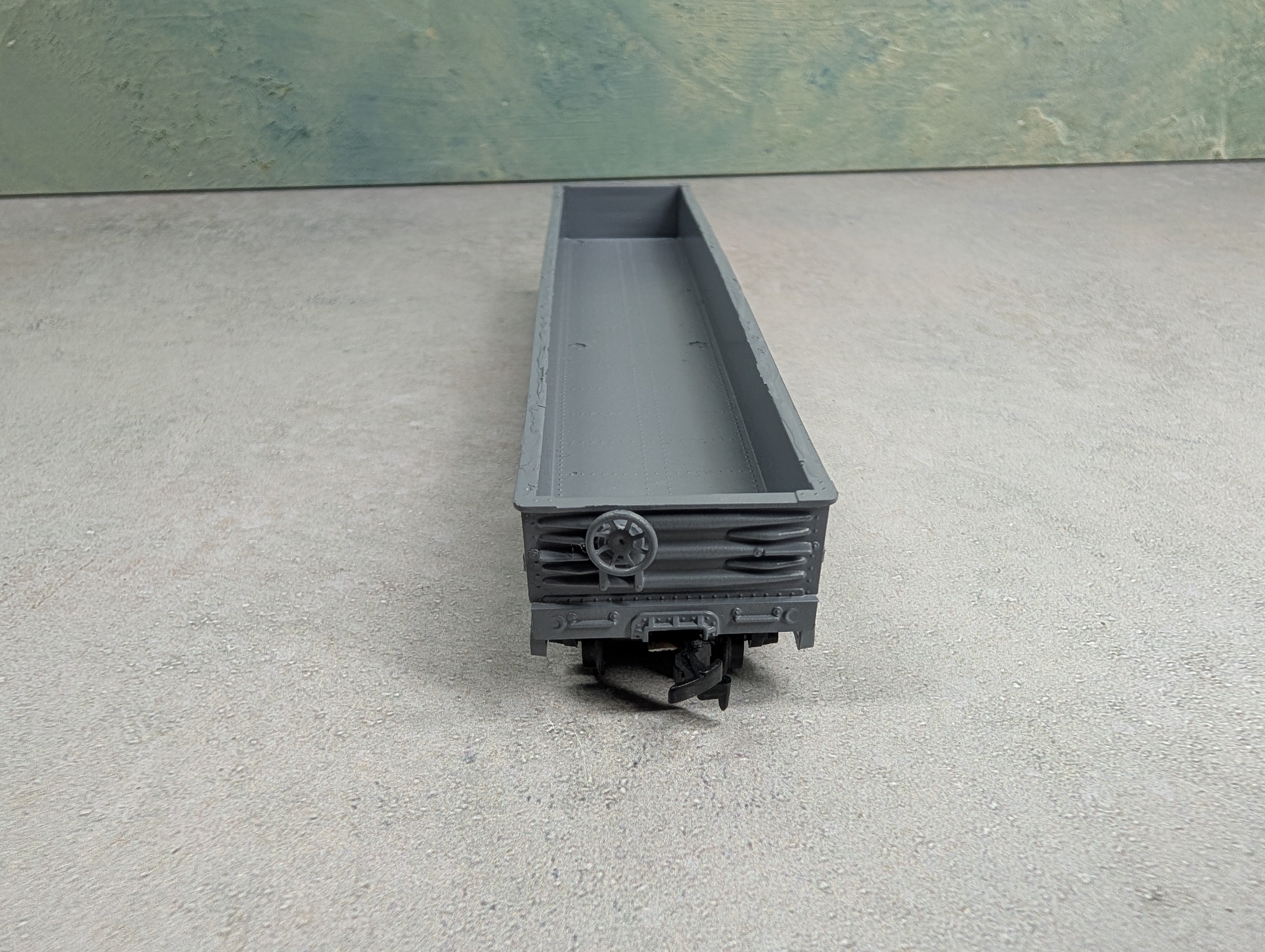 USED Athearn HO Scale 50' Gondola Undecorated Gray Custom Painted