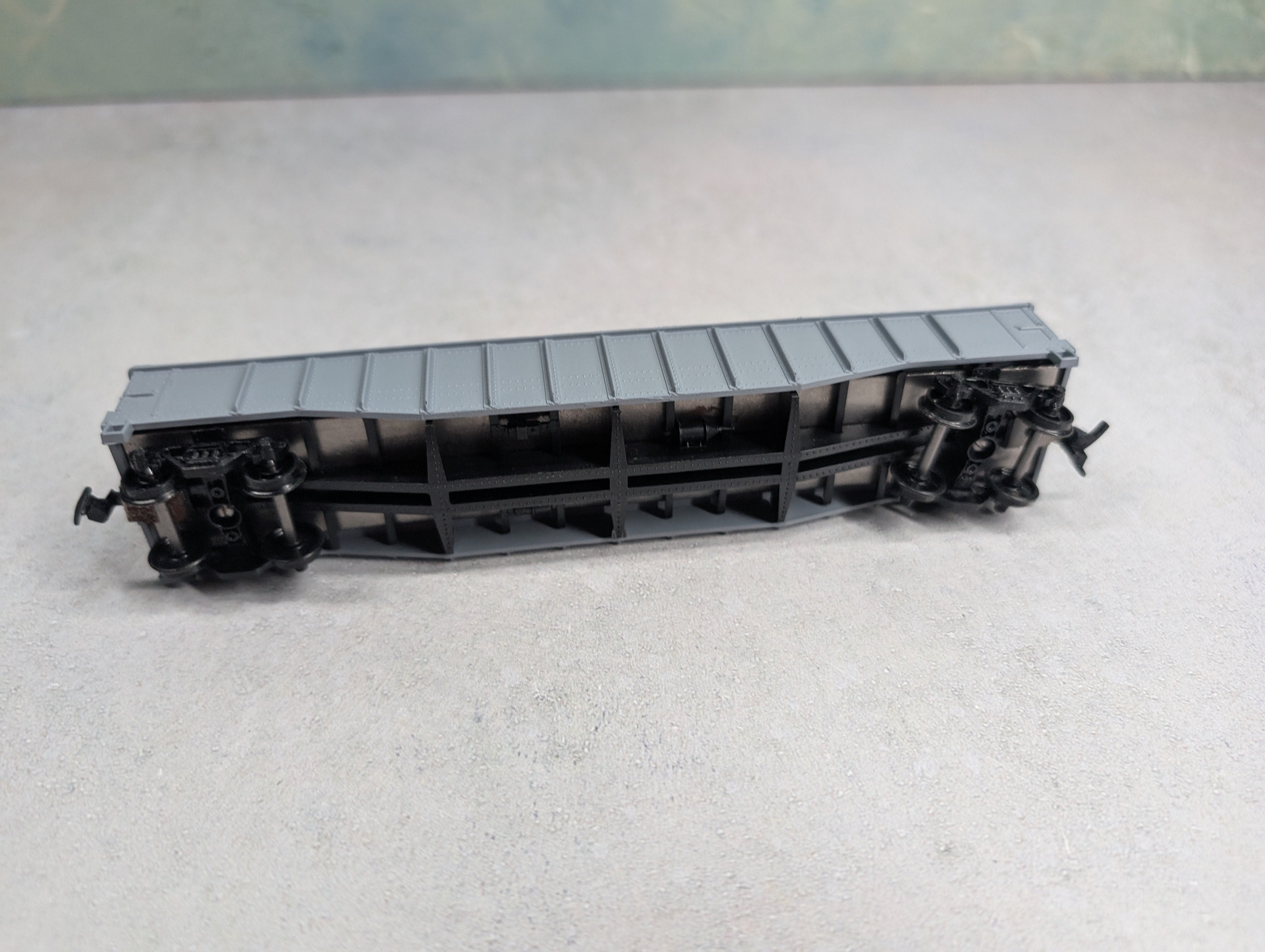 USED Athearn HO Scale 50' Gondola Undecorated Gray Custom Painted