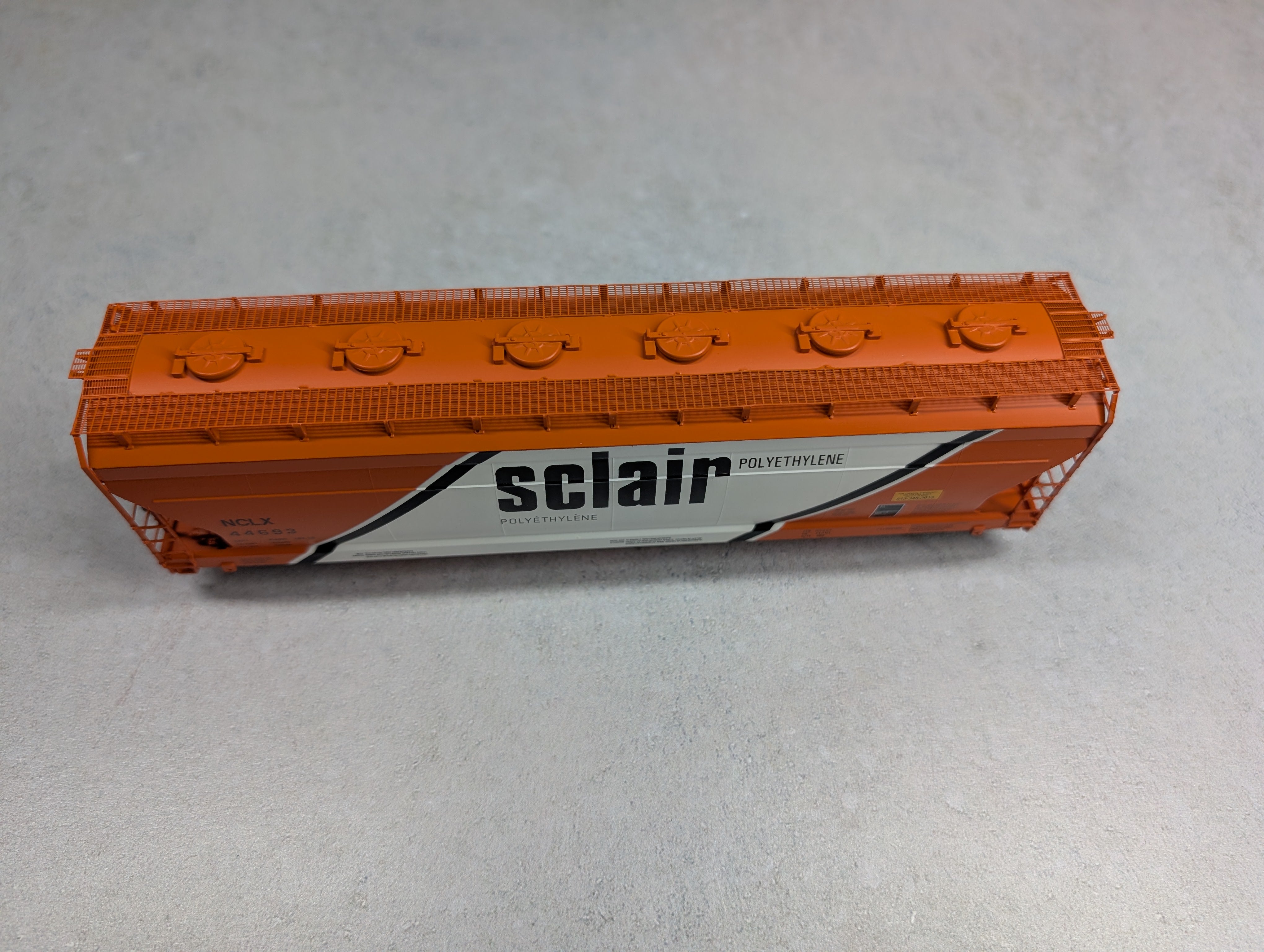 USED Intermountain 47020-13 HO Scale ACF 4650 Cu Ft 3 Bay Hopper Sclair NCLX #44693