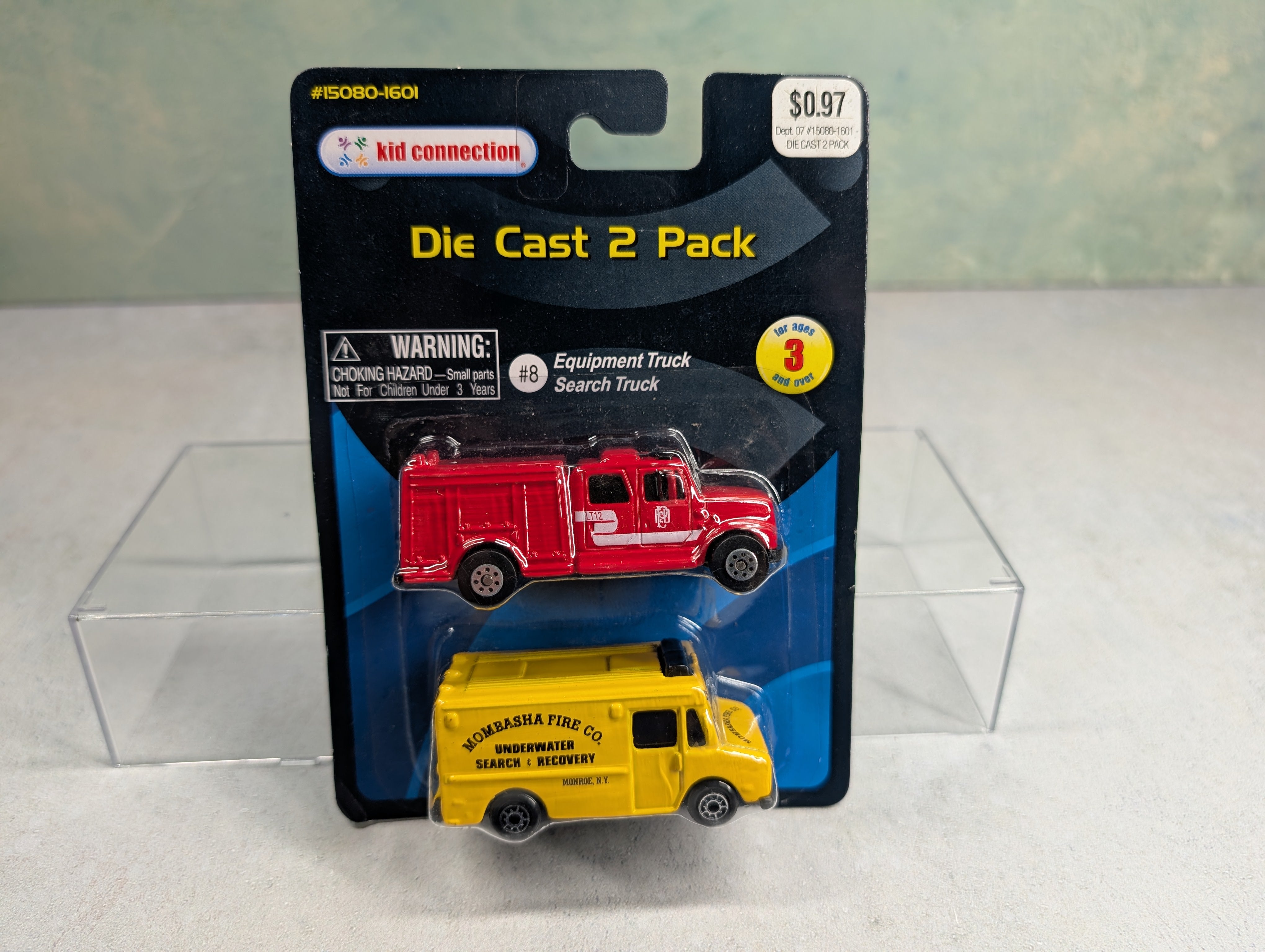 Maisto Kid Connection 2 Car Pack Search Truck & Equipment Truck