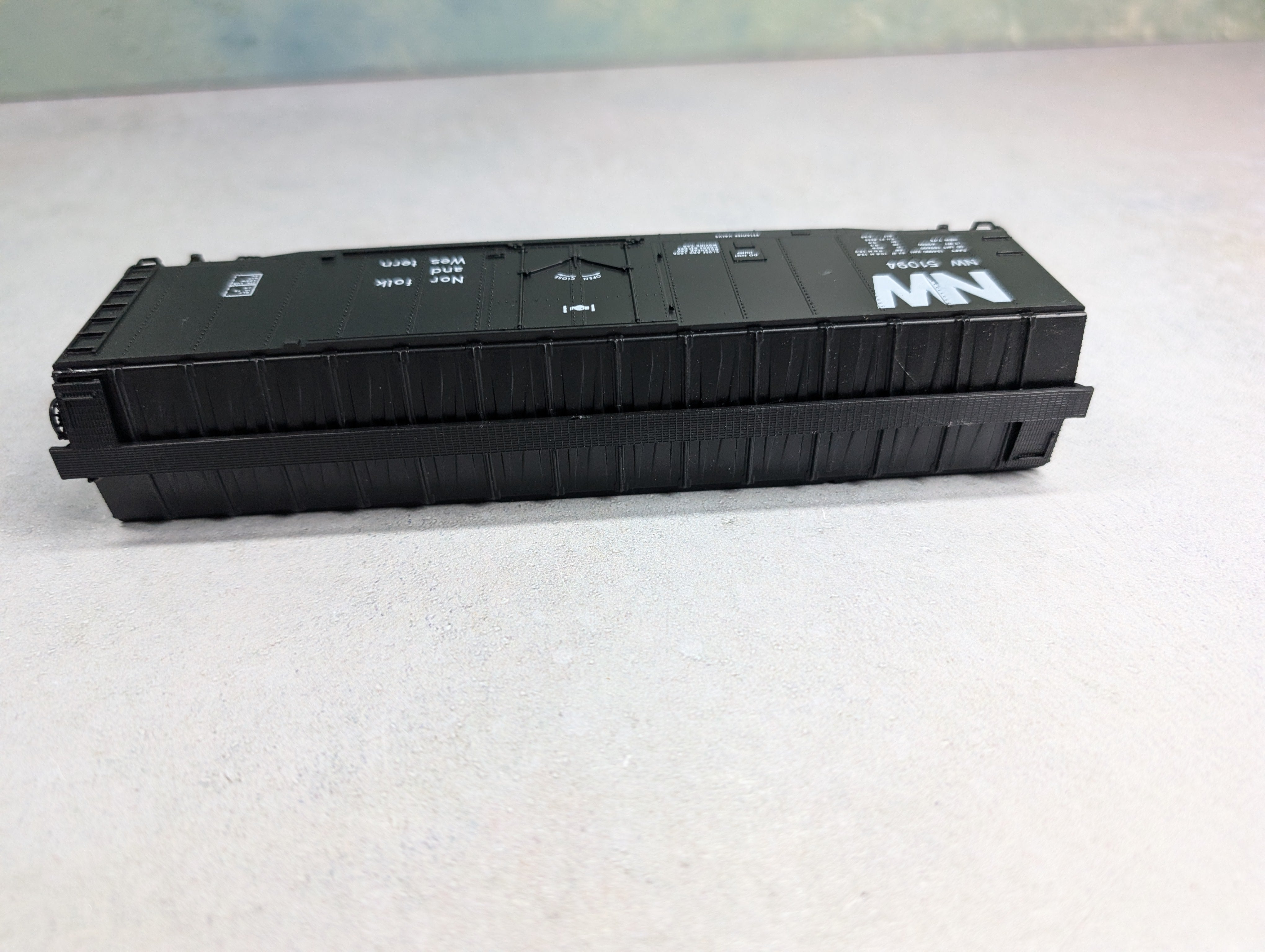 USED Athearn HO Scale 50' PD Box Car Norfolk & Western NW #51094 Bev-Bel