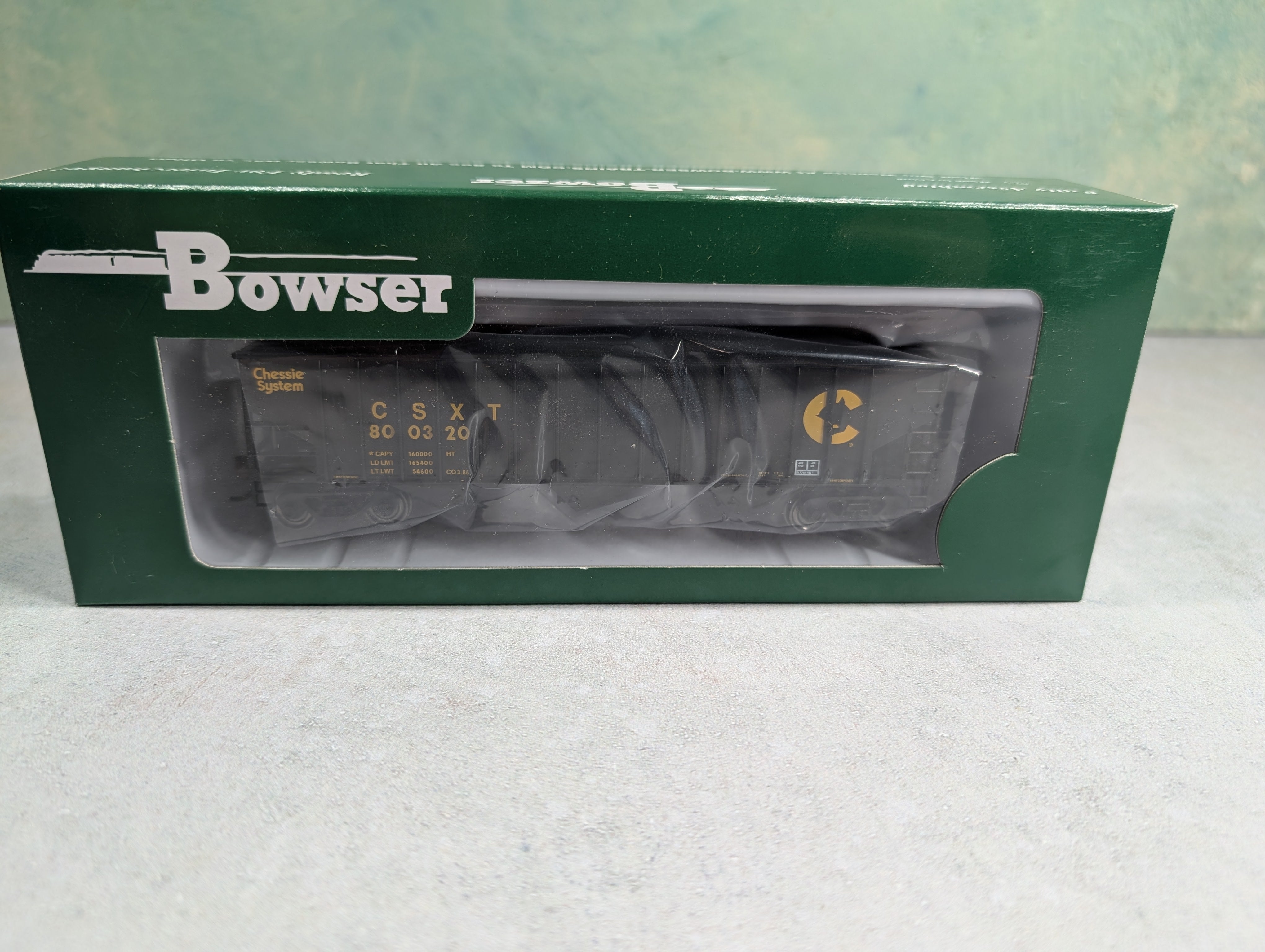 Bowser 41812 HO Scale 14 Panel 70 Ton Hopper Chessie CSXT #800320