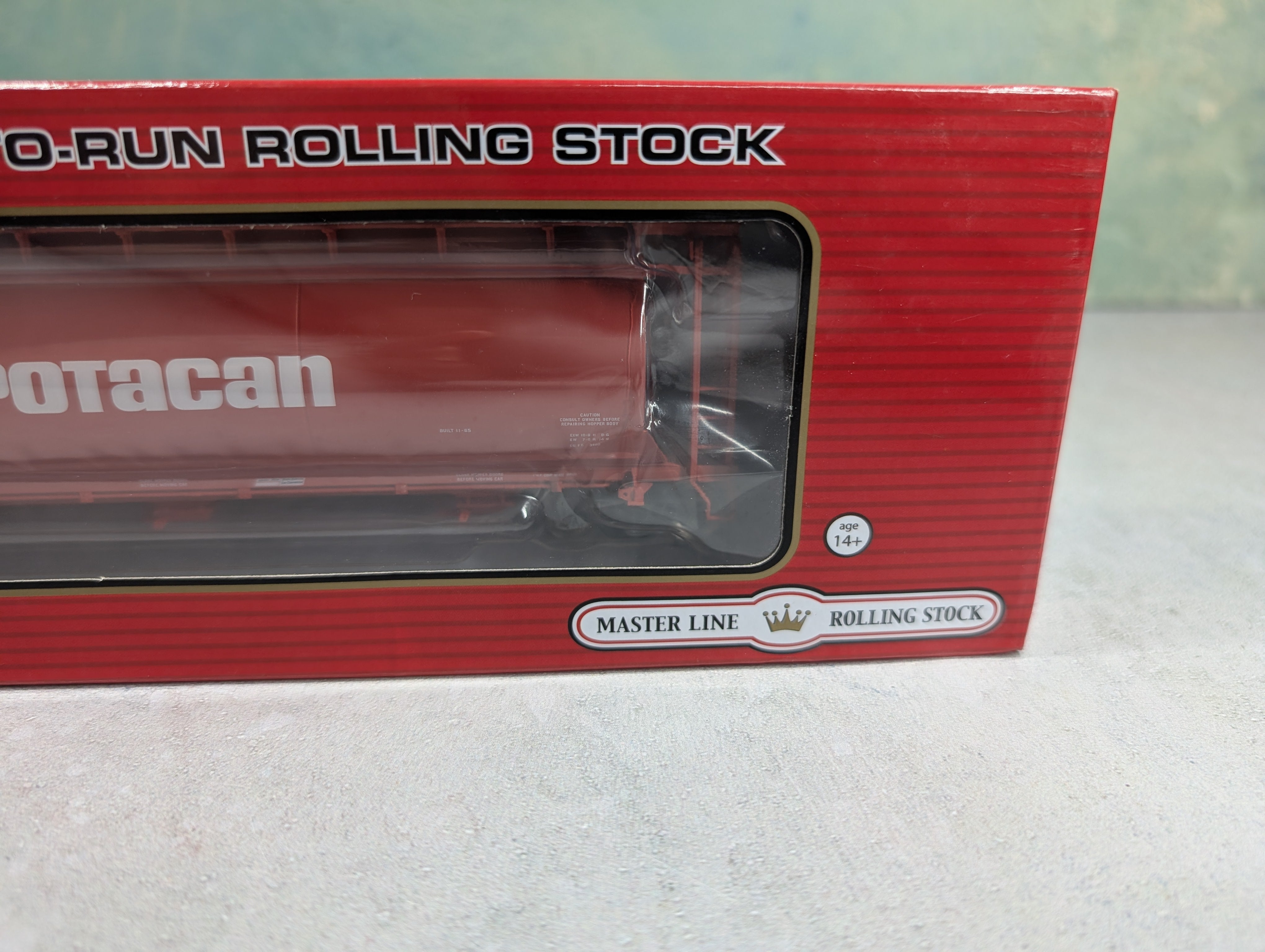 Atlas 20005768 HO Scale ACF 3-Bay Cylindrical Hopper Potacan ALWX #743
