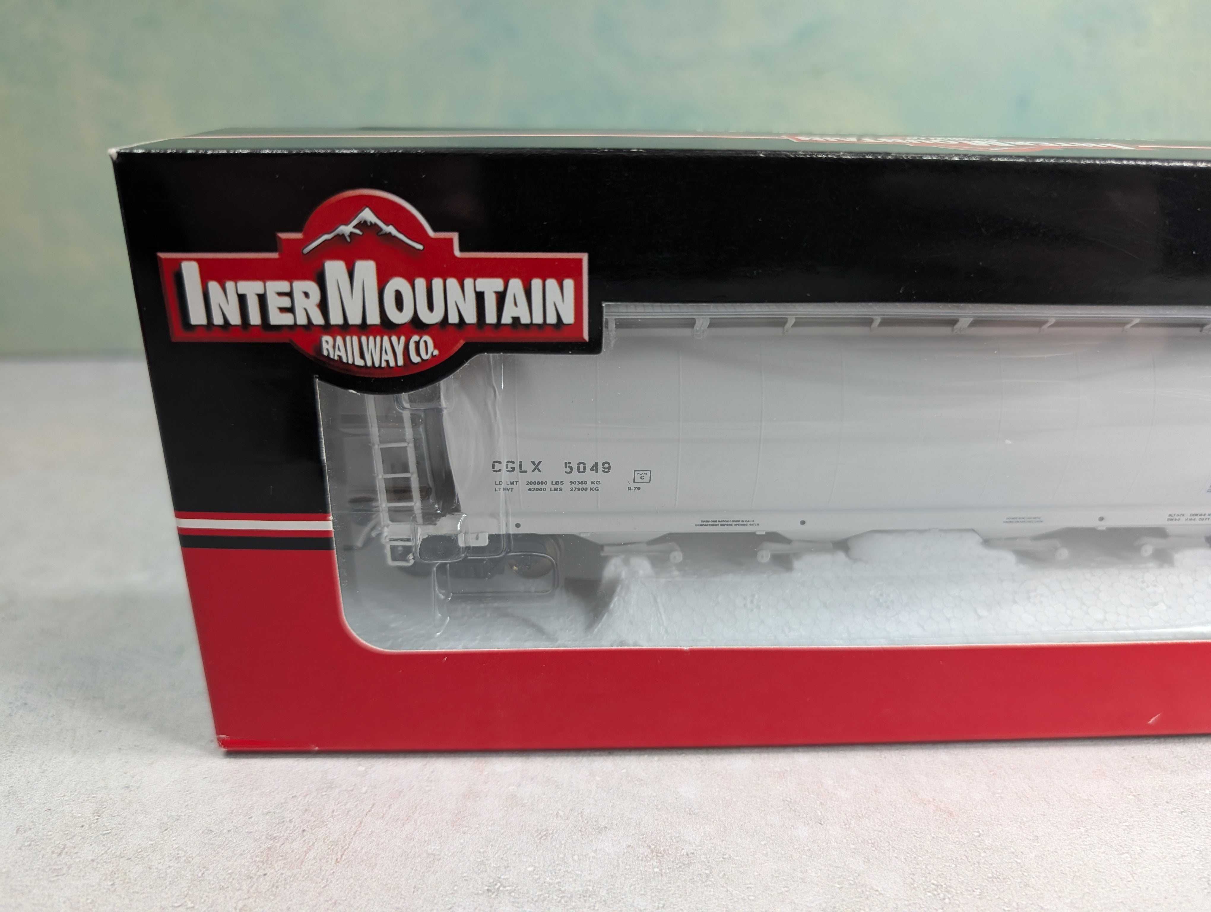 Intermountain 1110O HO Scale 4-Bay Cylindrical Hopper Potash Corp CGLX #5049 Pacific Western Special Run