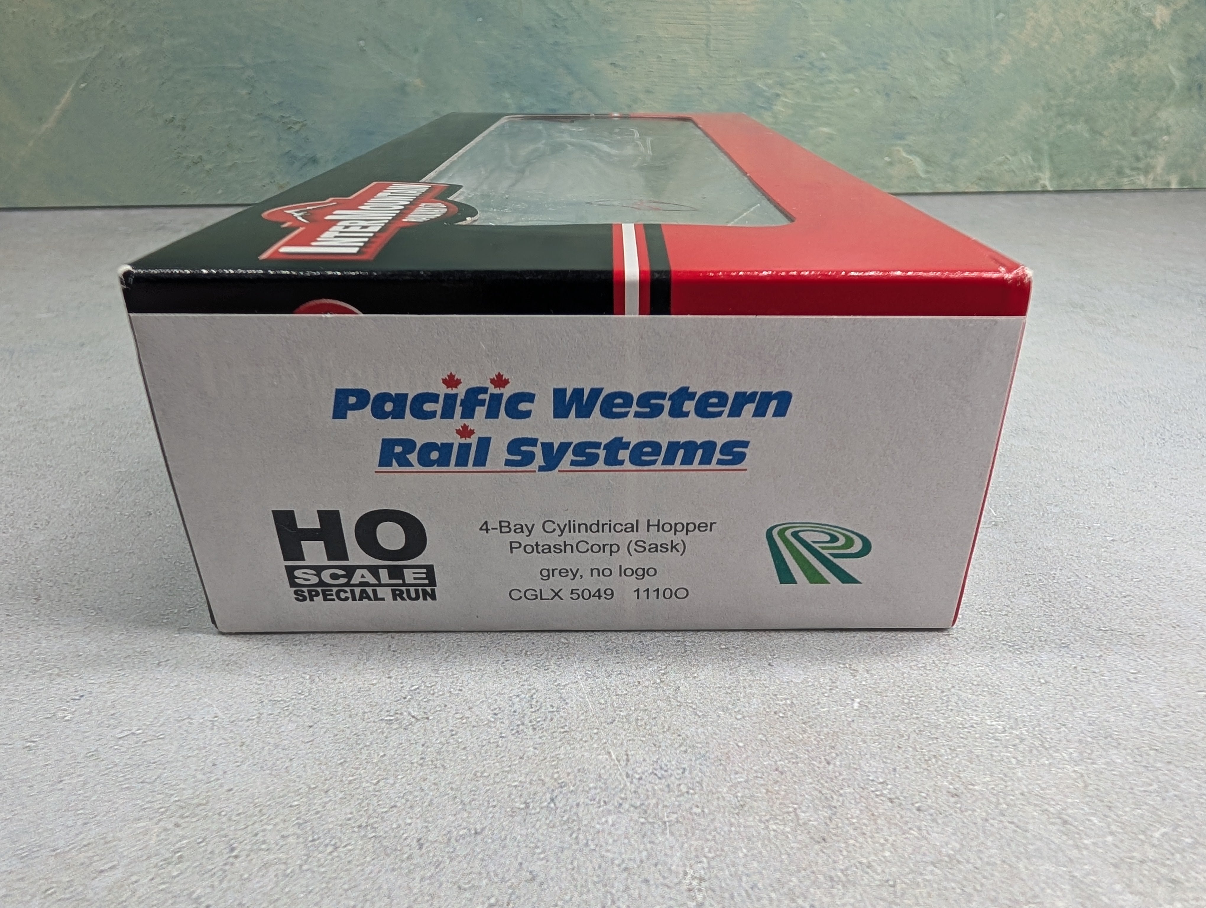 Intermountain 1110O HO Scale 4-Bay Cylindrical Hopper Potash Corp CGLX #5049 Pacific Western Special Run