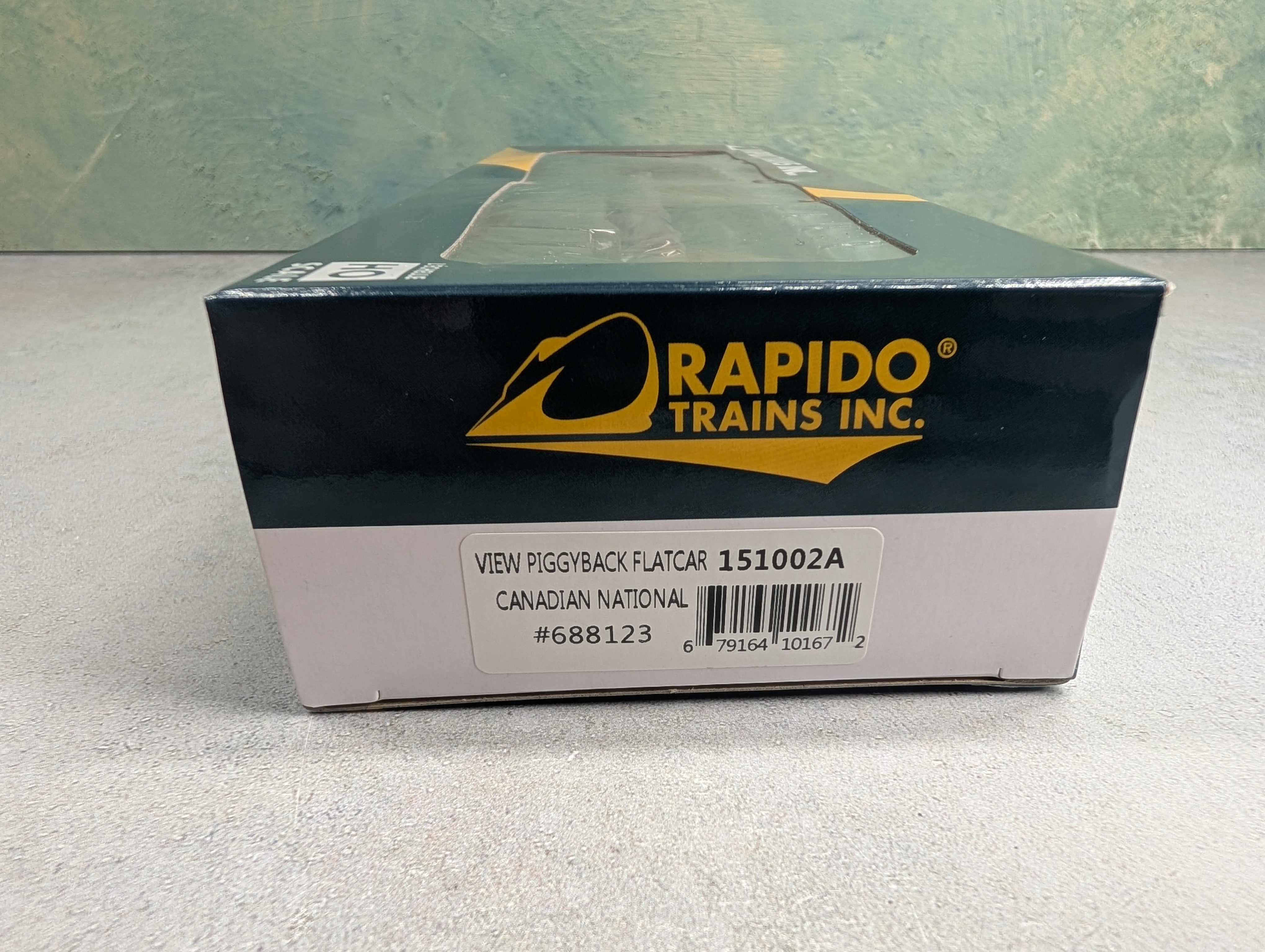 Rapido 151002A HO Scale View Piggyback Flat Car Canadian National CN #688123