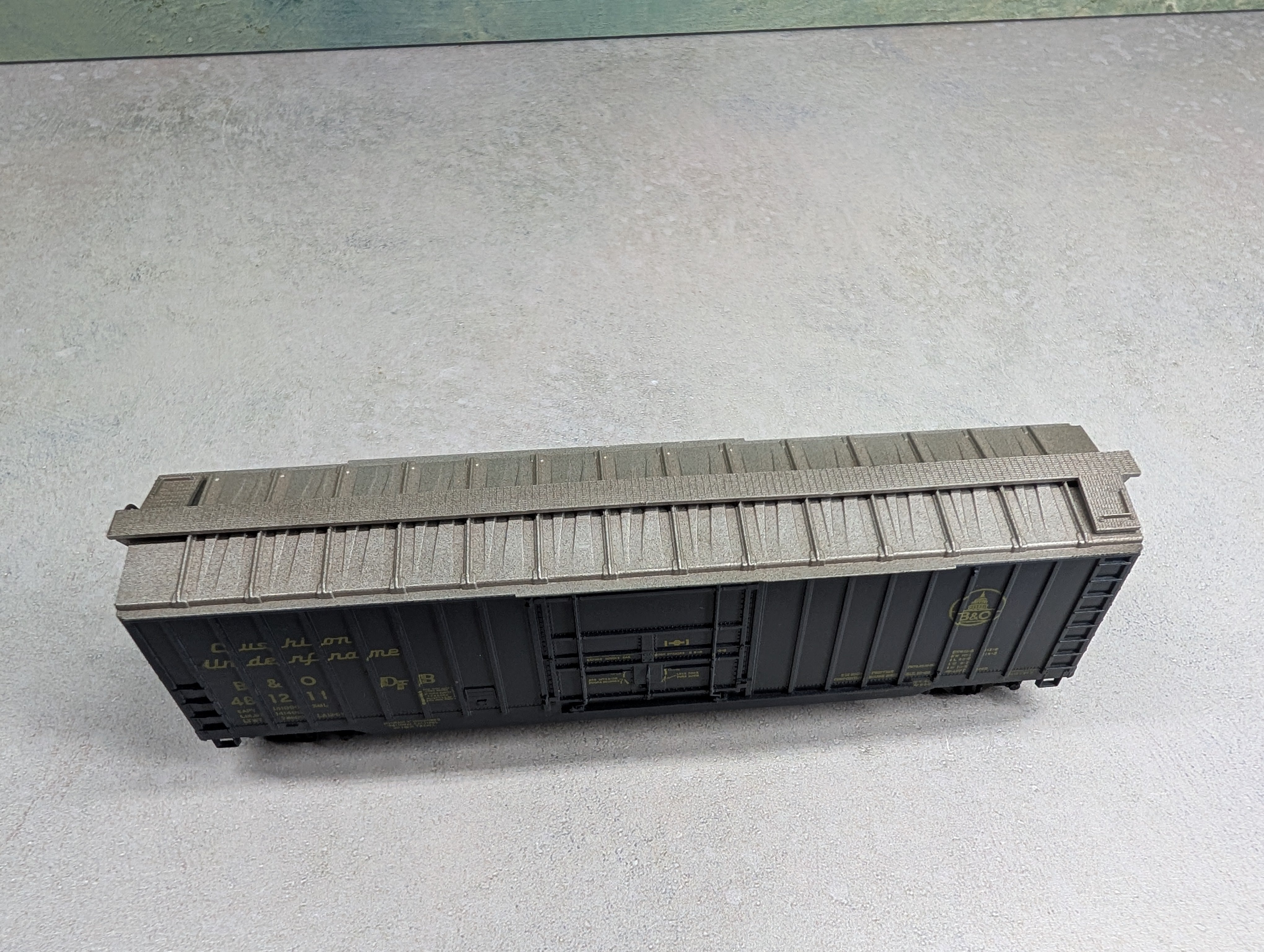 USED Athearn HO Scale 50' Box Car Baltimore and Ohio B&O #481211 Weathered