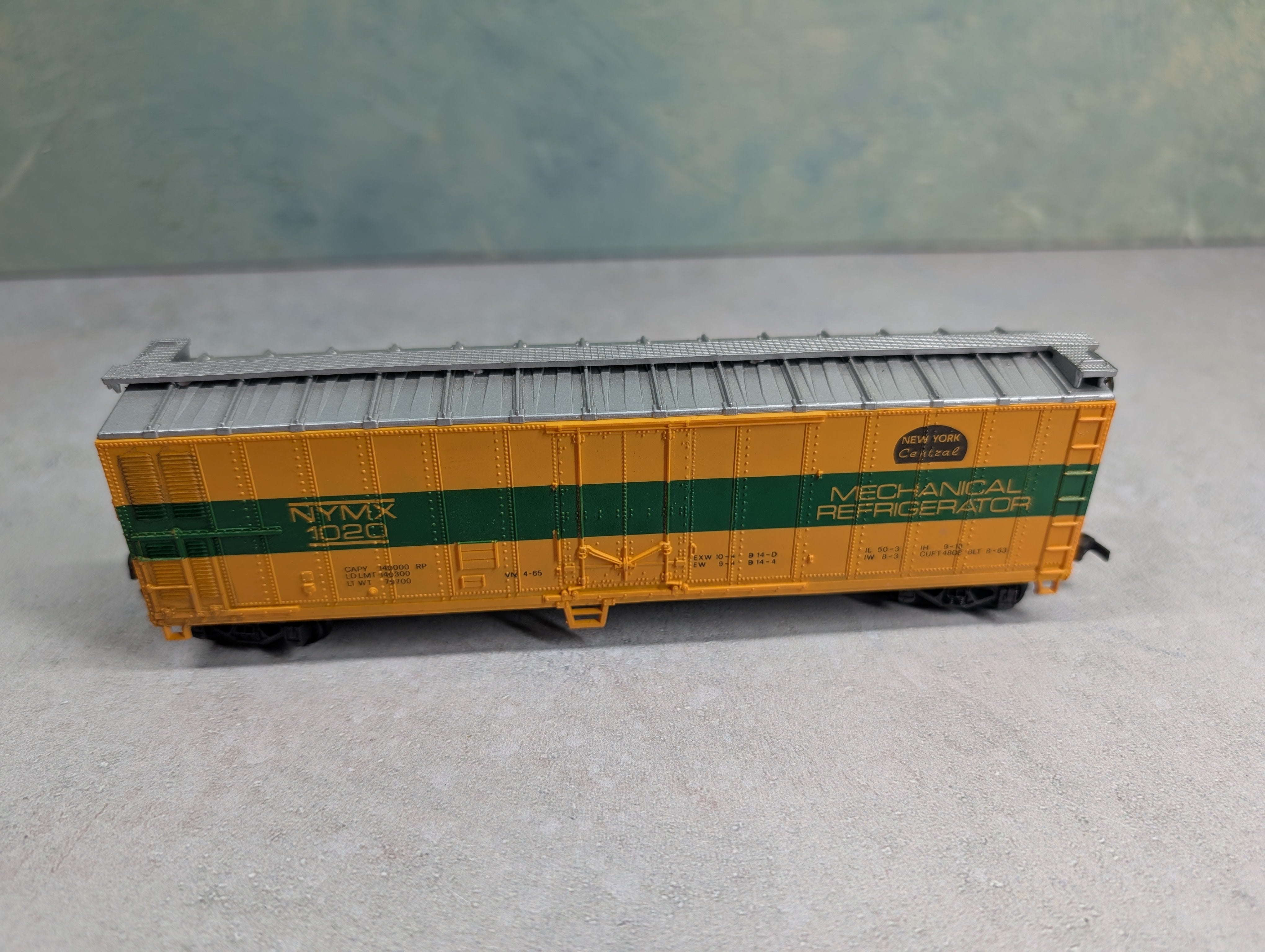 USED Lima HO Scale 50' Mechanical Reefer New York Central NYMX #1020
