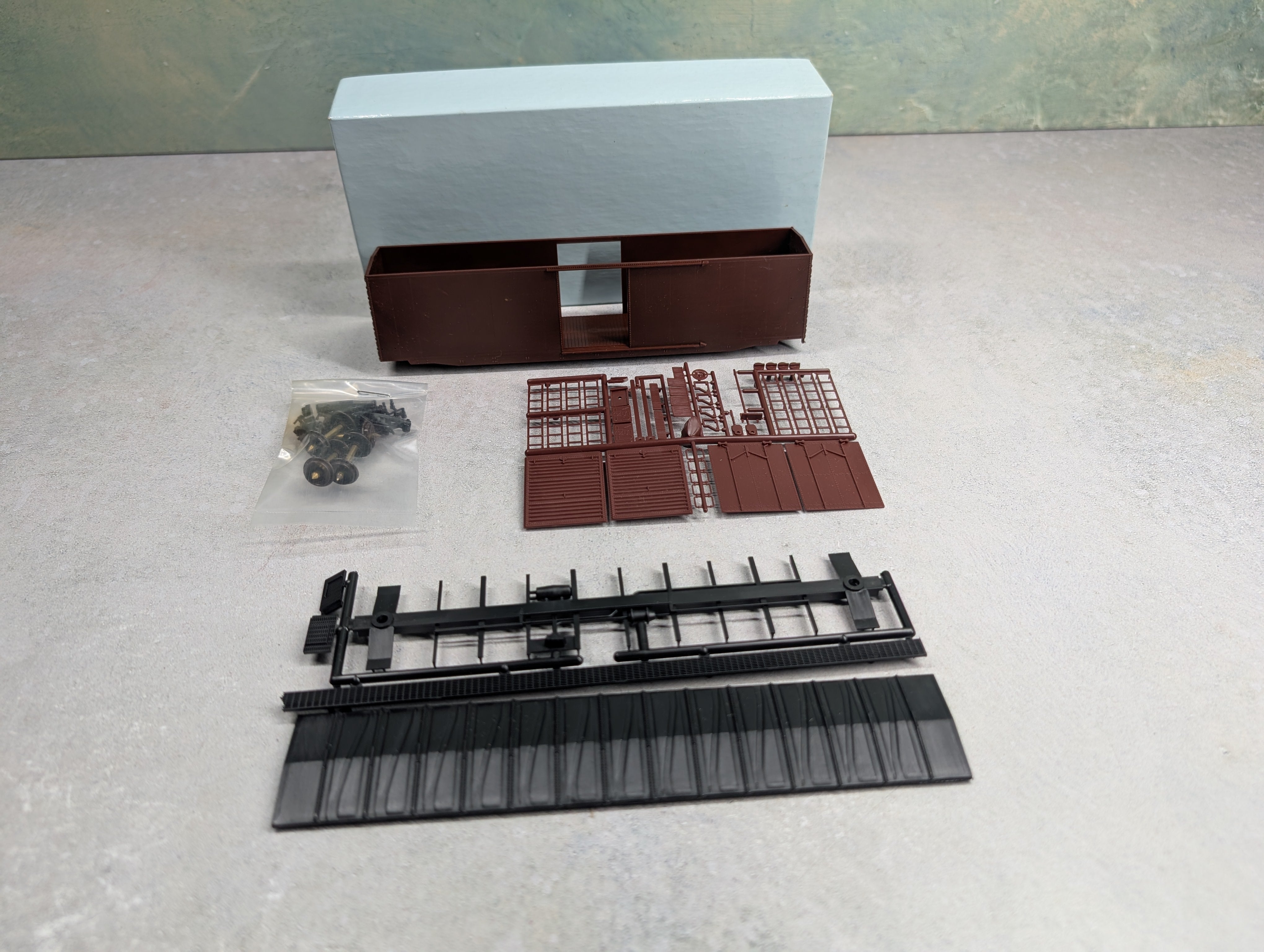 USED Front Range Products HO Scale 50' ACF Box Car Undecorated KIT
