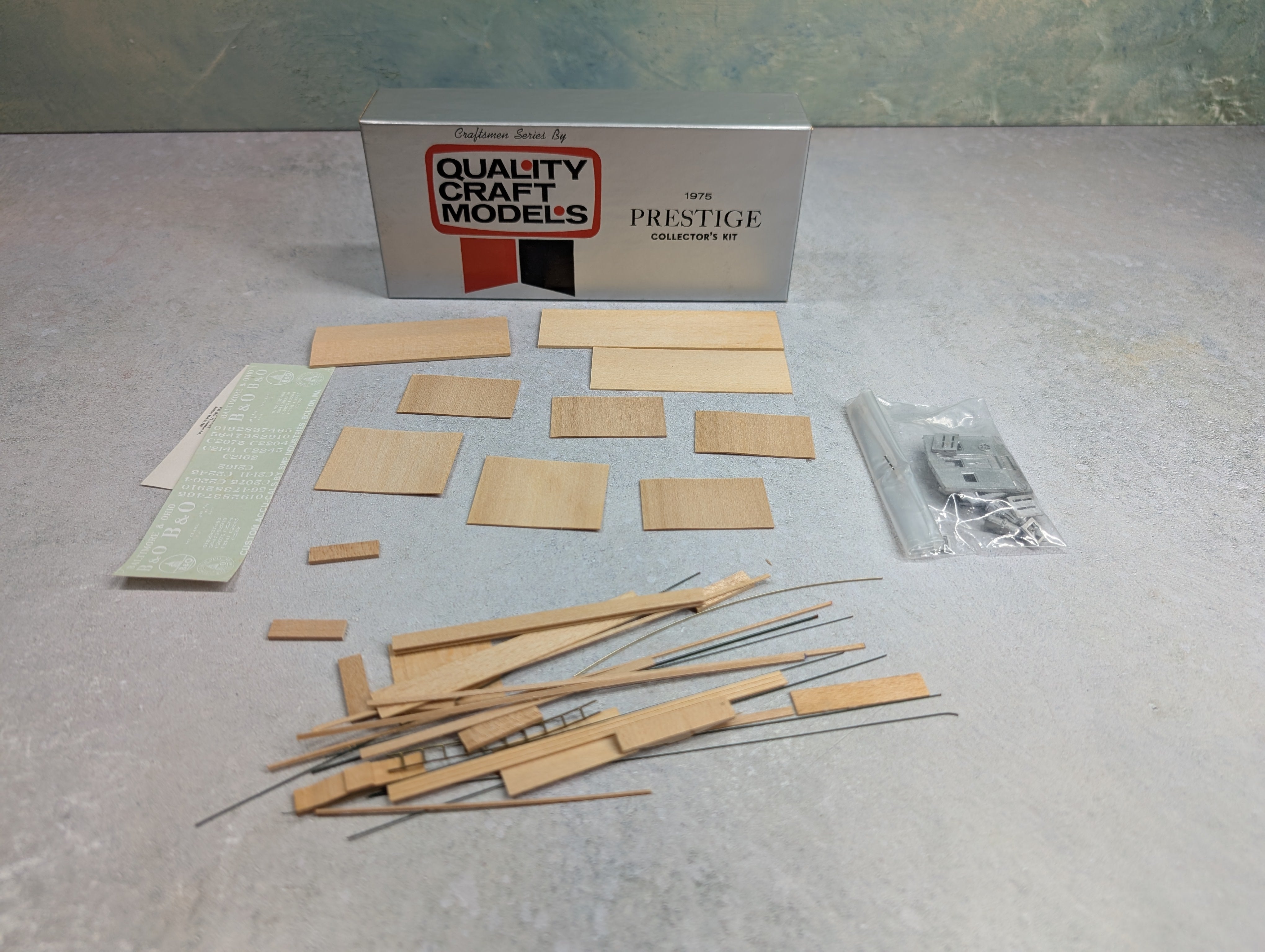 USED Quality Craft 332 HO Scale Caboose Baltimore and Ohio KIT