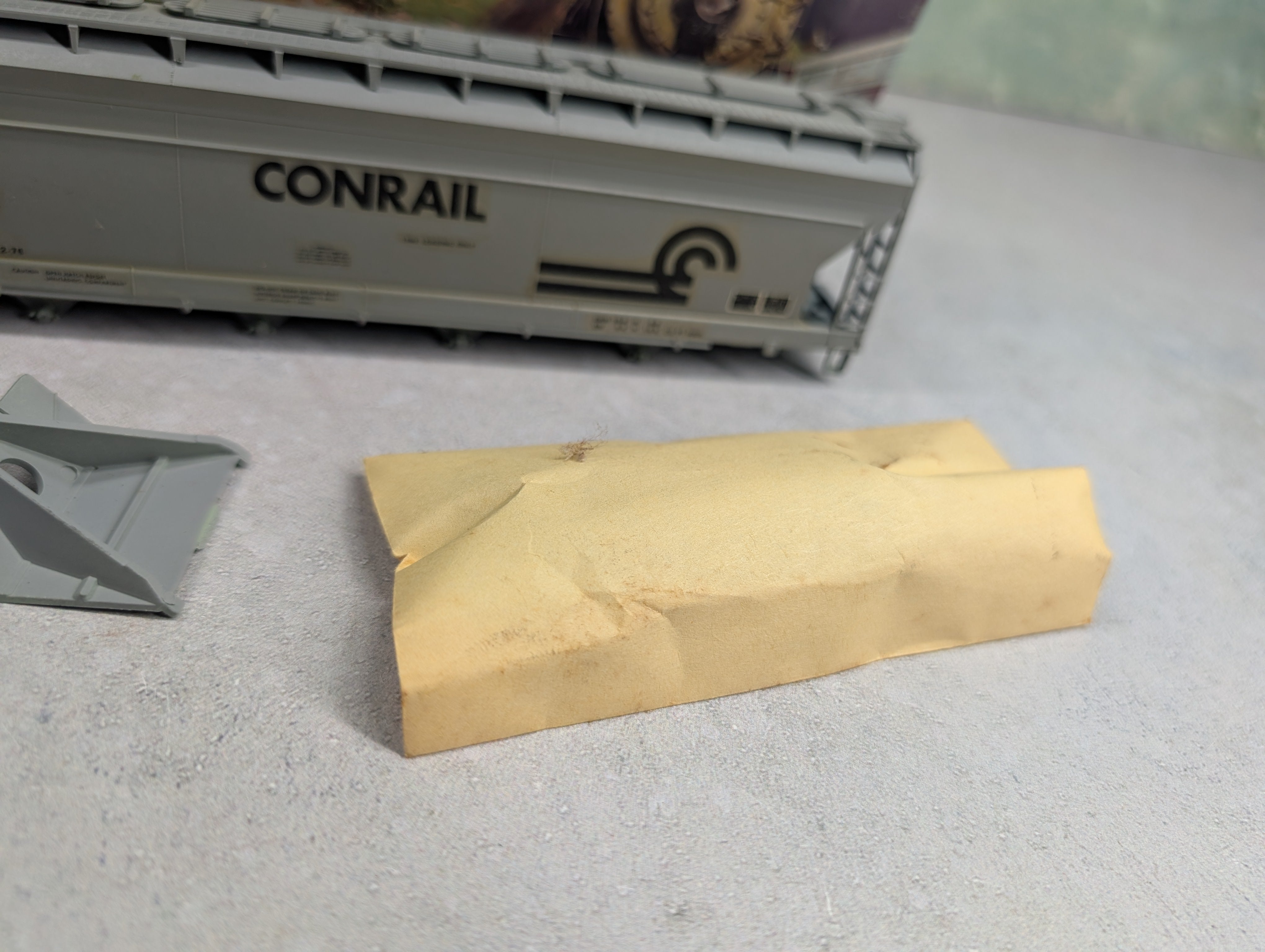 USED Athearn 1924 HO Scale ACF Centerflow Hopper Conrail CR #890984 Decal KIT