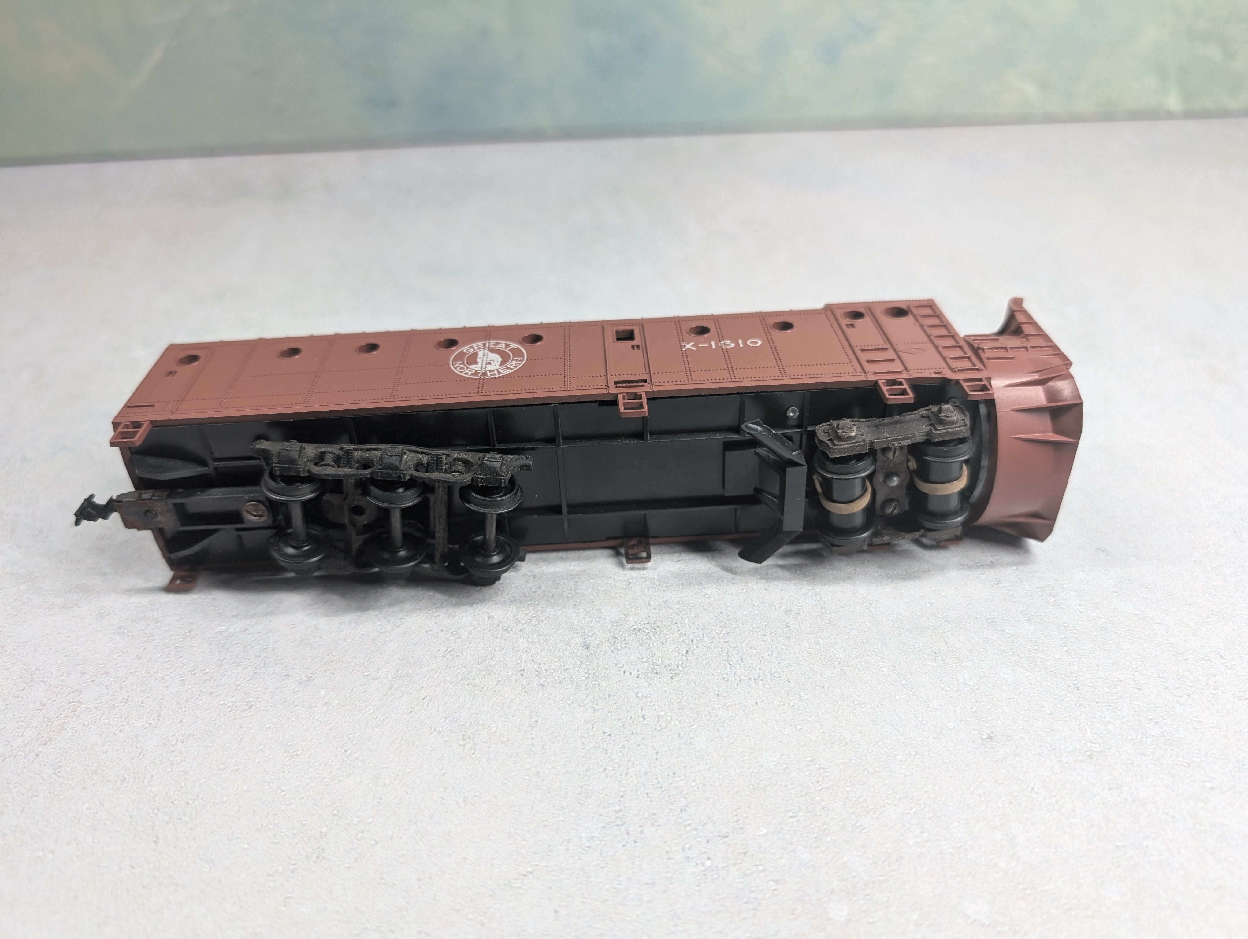 USED Athearn 3196 HO Scale Rotary Snow Plow Great Northern #X-1510