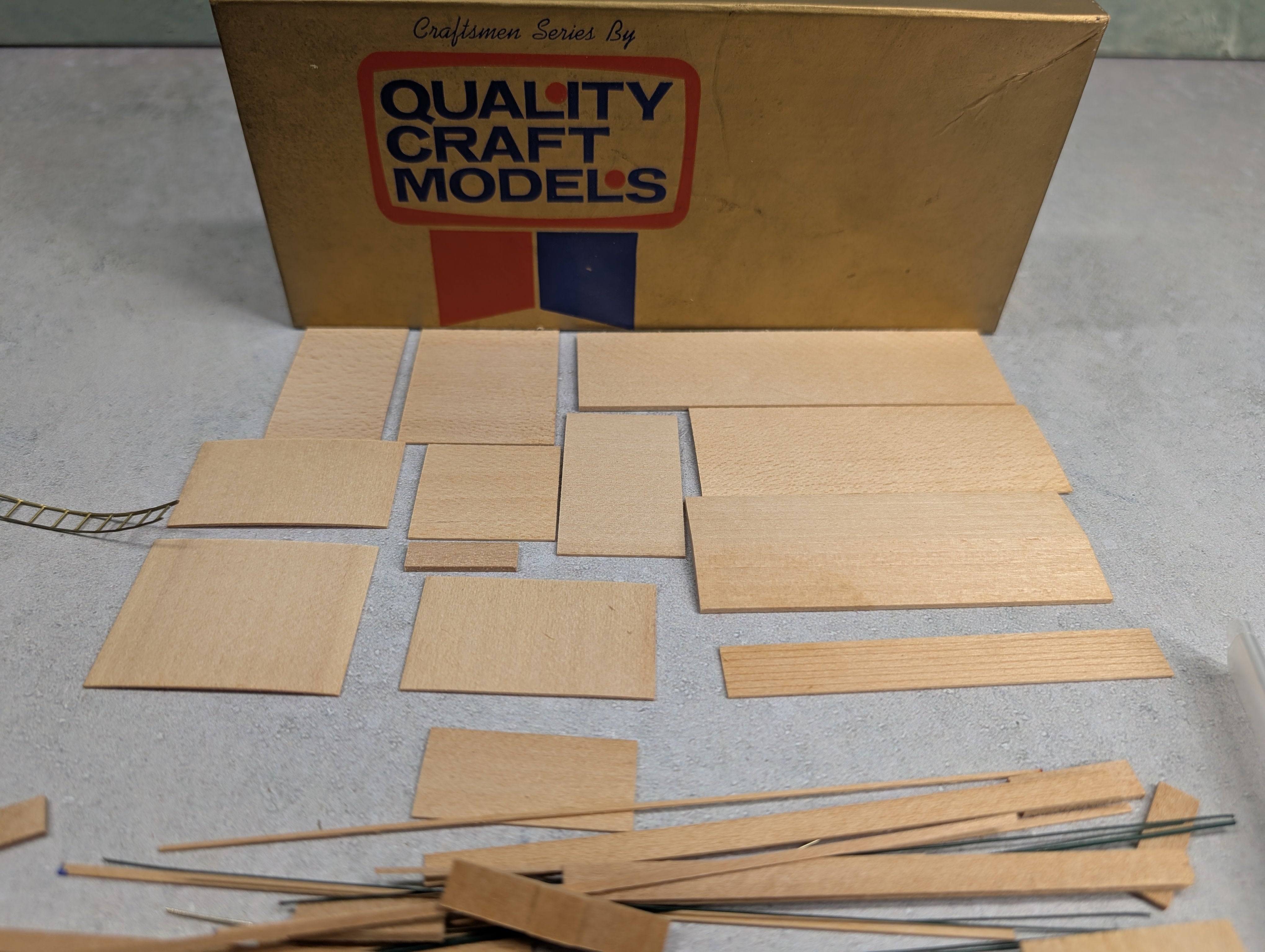 USED Quality Craft 332 HO Scale I-5 Caboose Baltimore and Ohio KIT