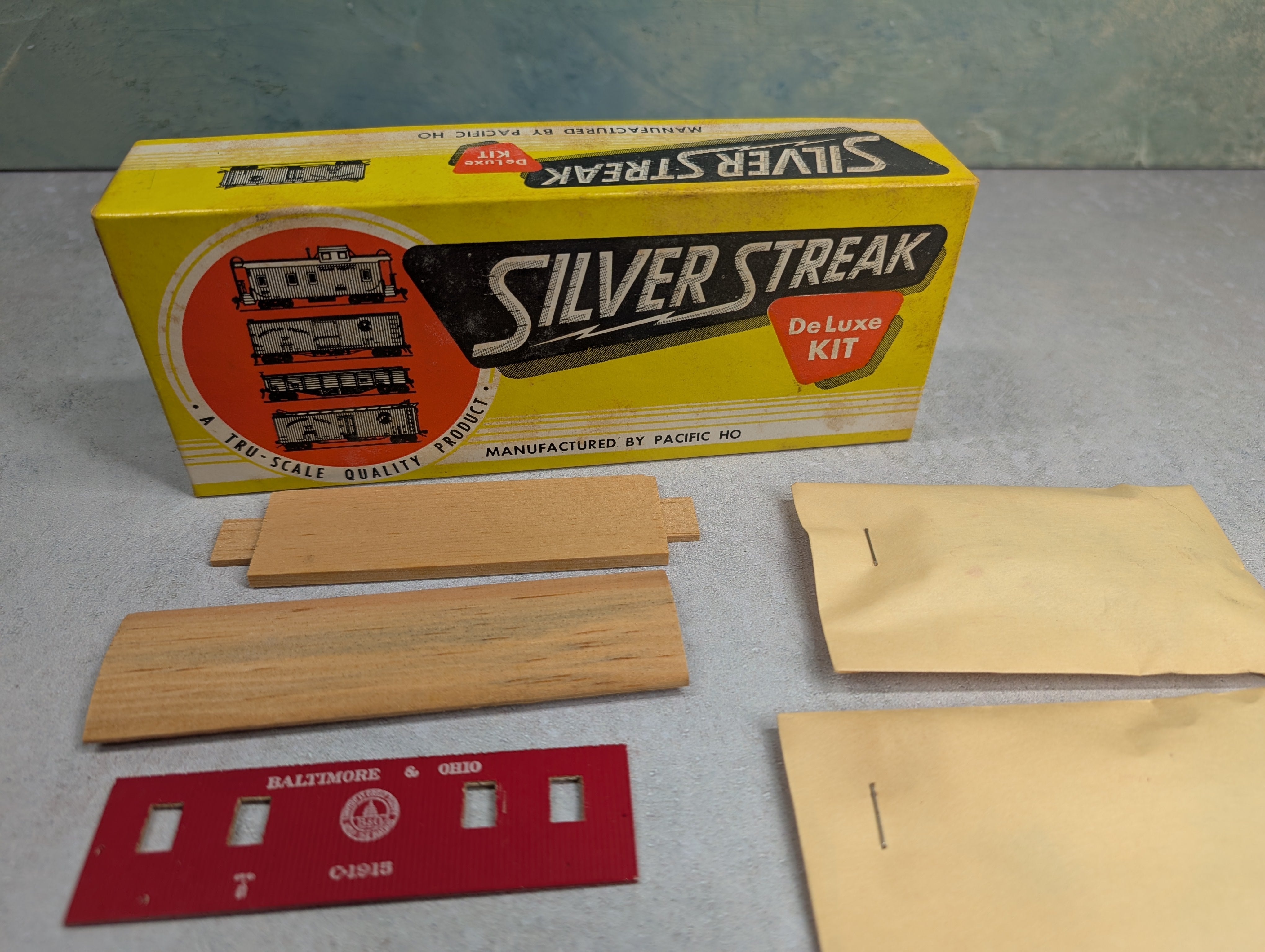 USED Silver Streak S112-375 HO Scale Caboose Baltimore & Ohio KIT