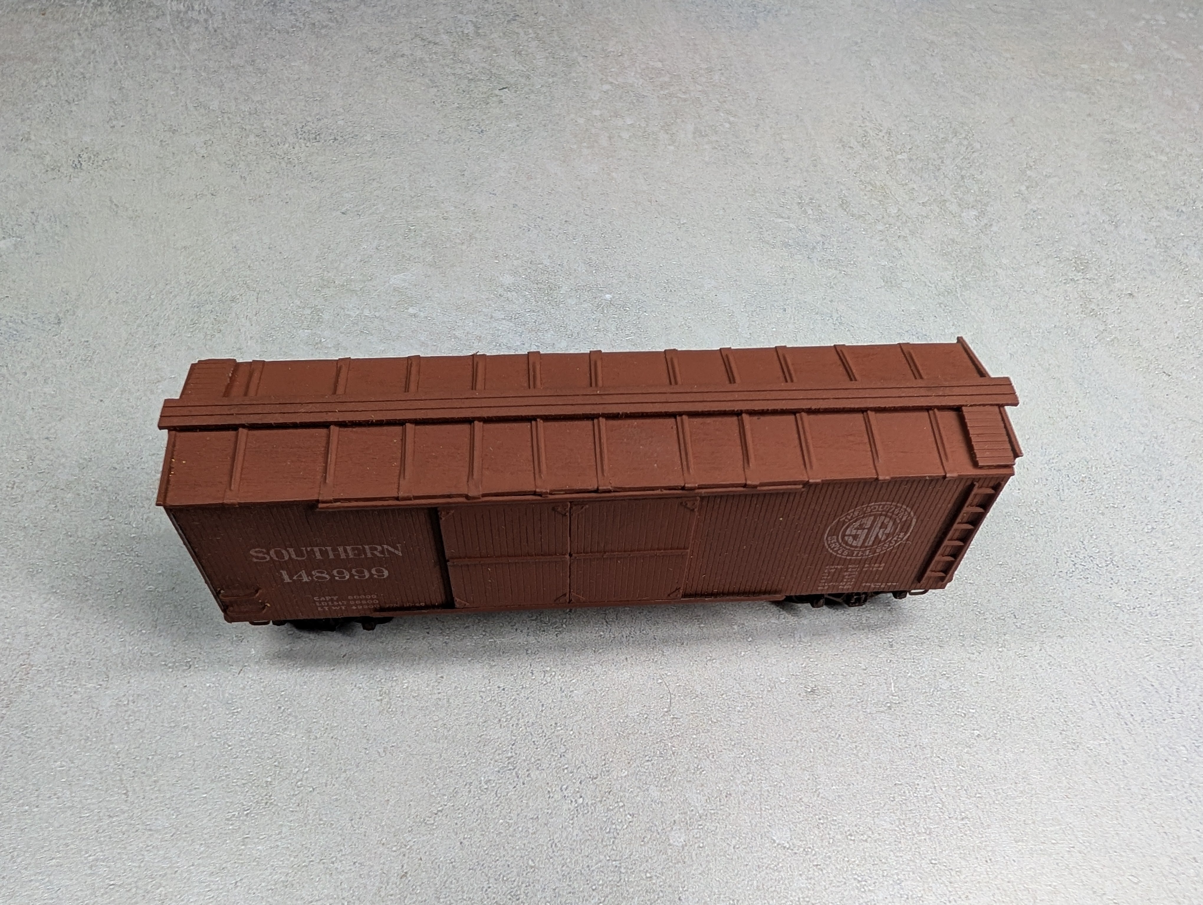 USED Silver Streak 929-301 HO Scale Wooden Auto Box Car Southern 148999 KIT