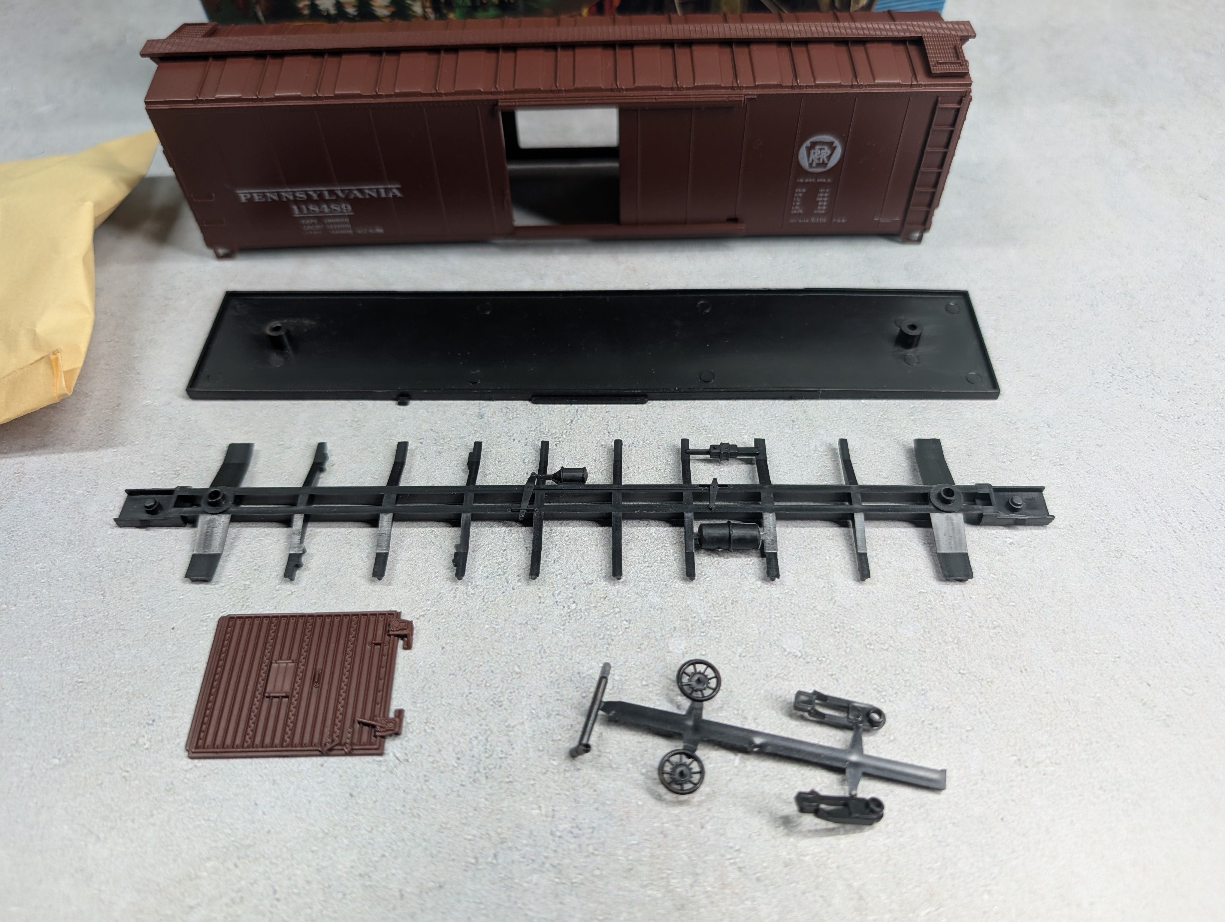 USED Athearn HO Scale 50' Box Car Pennsylvania PRR #118489