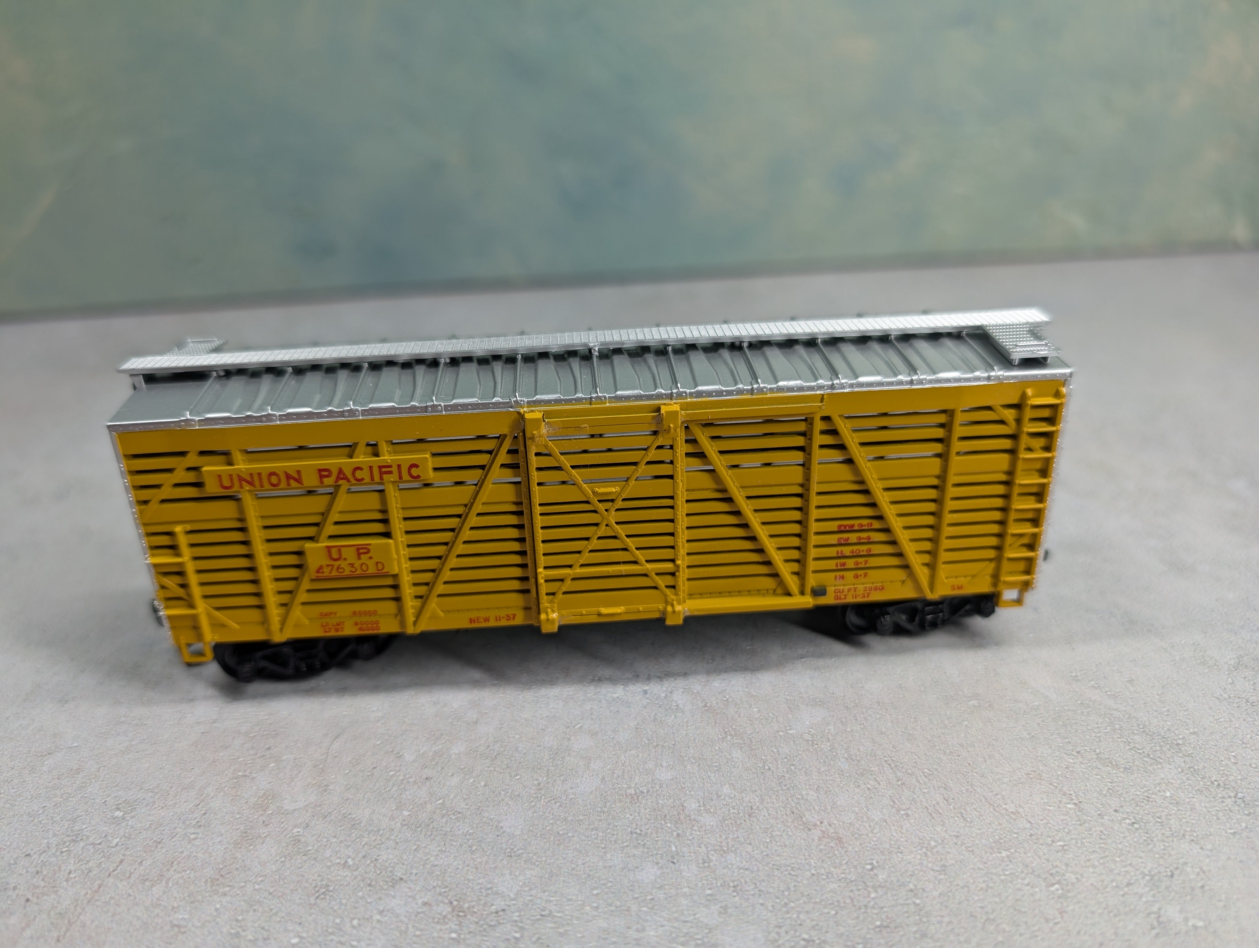 USED Athearn 1779 HO Scale Stock Car Union Pacific UP #47630D