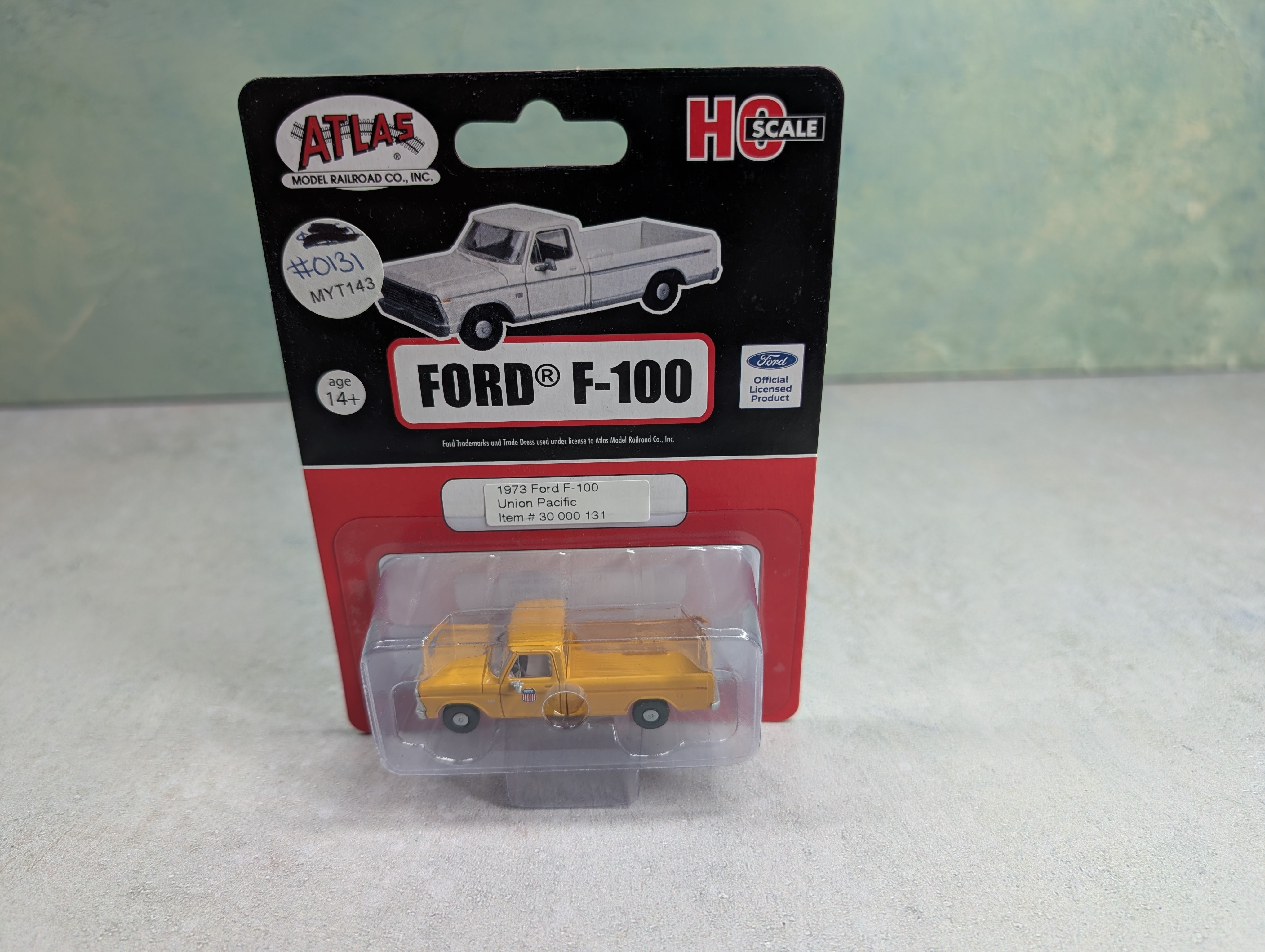 Atlas 30000131 HO Scale Ford F-100 1973 Pickup Truck Union Pacific