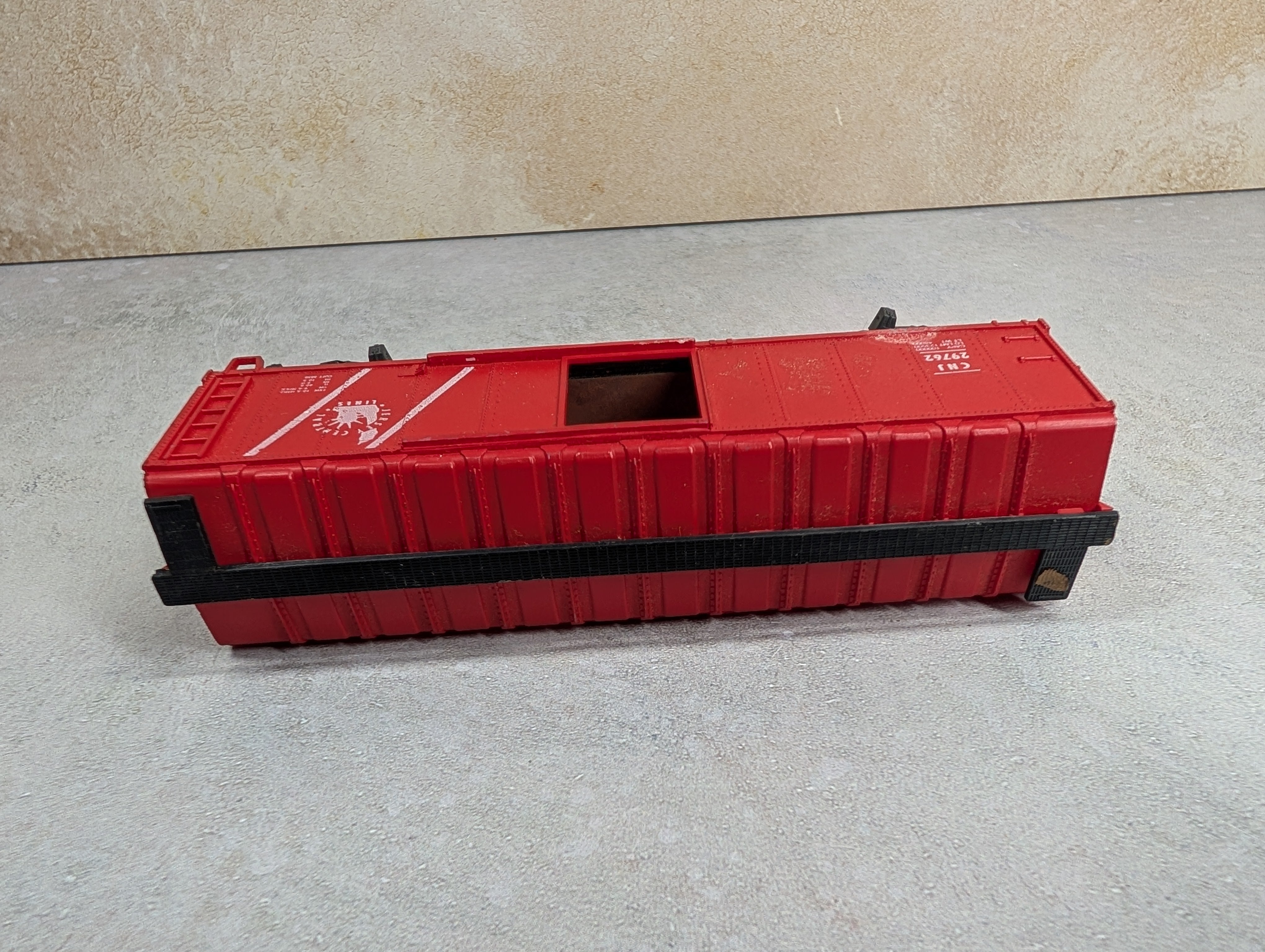 USED Roco HO Scale 40' Box Car Jersey Central CNJ #29762