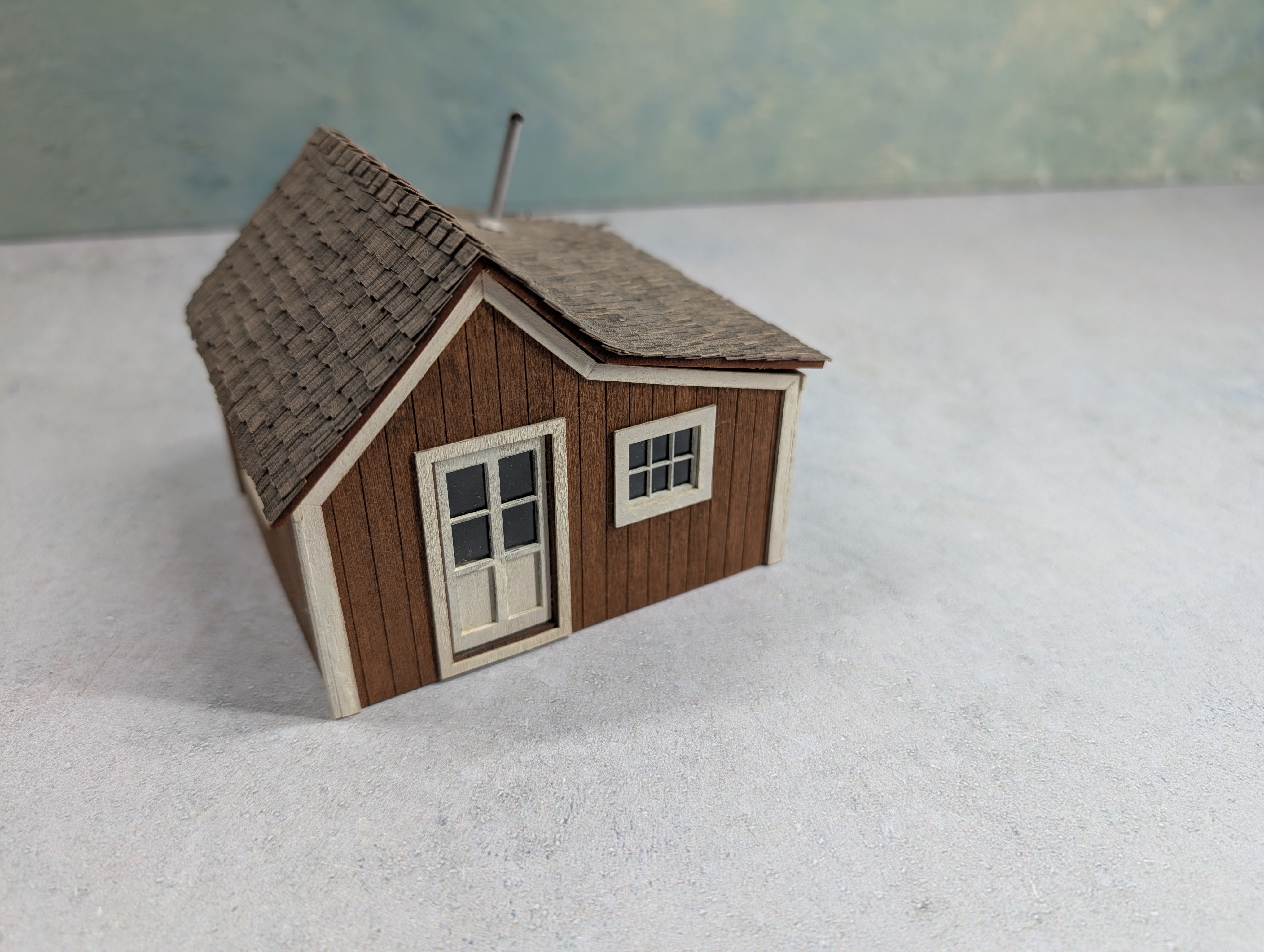 USED Scratch Built Shed w/ Shingled Roof
