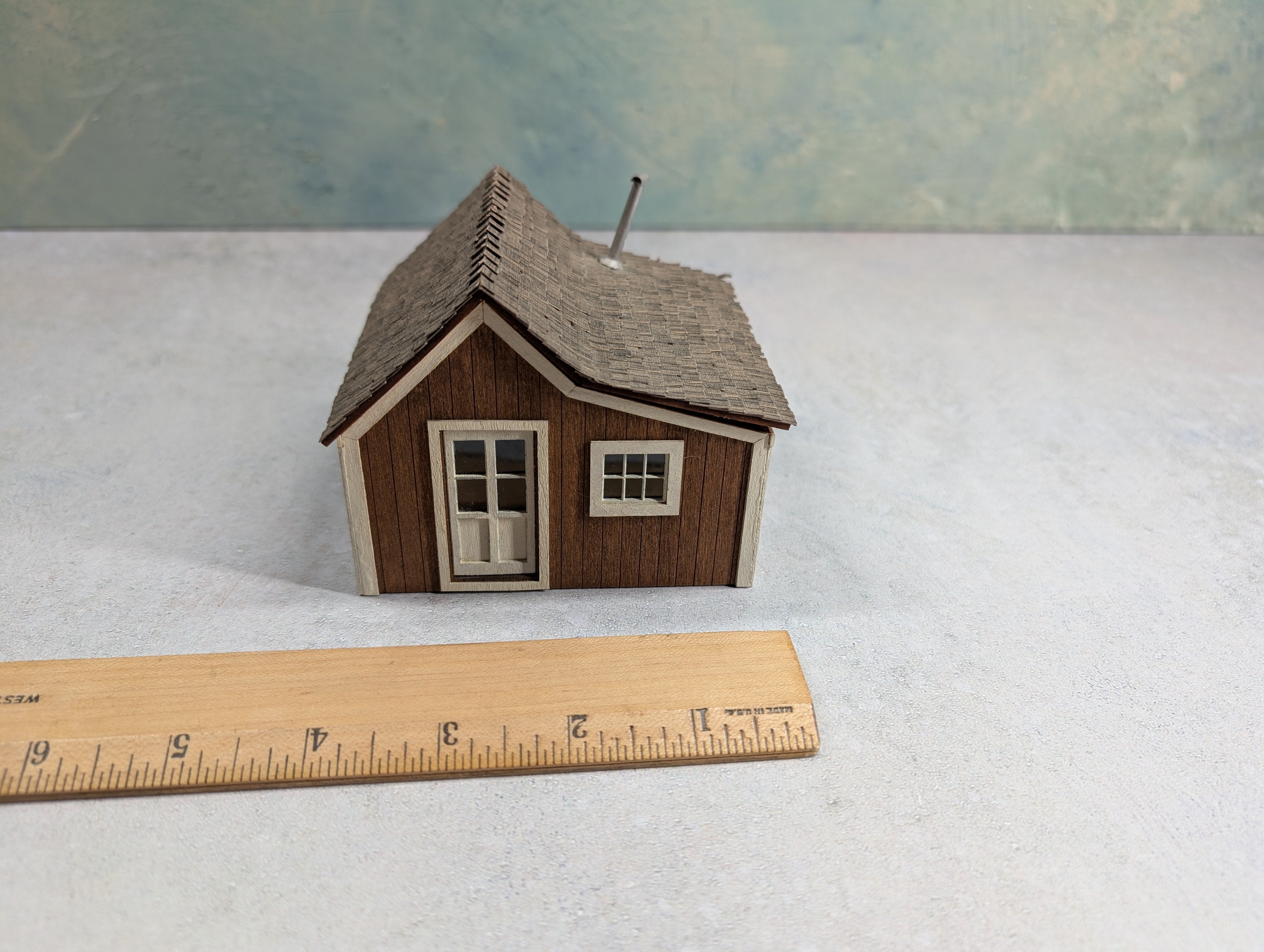 USED Scratch Built Shed w/ Shingled Roof
