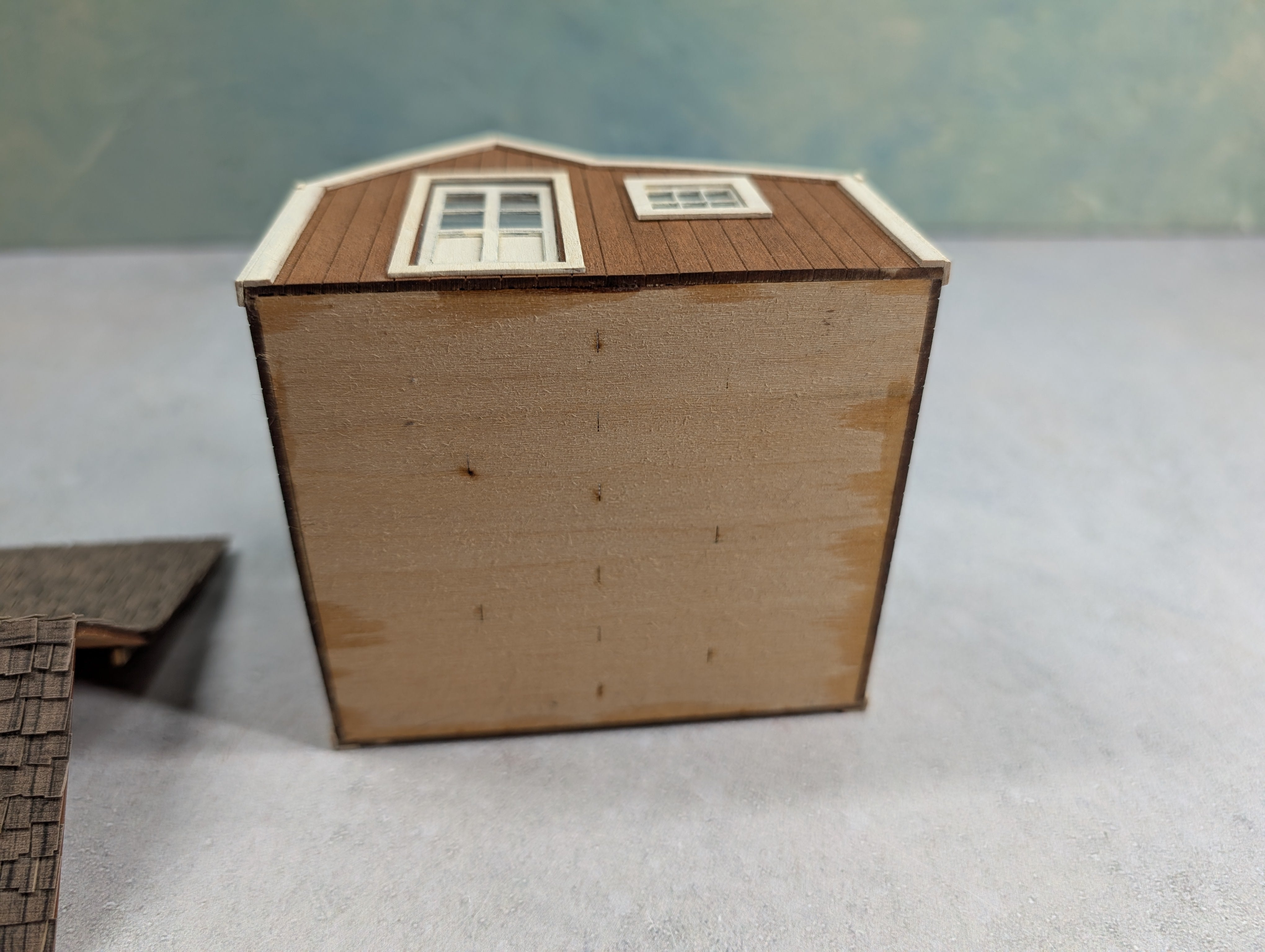 USED Scratch Built Shed w/ Shingled Roof