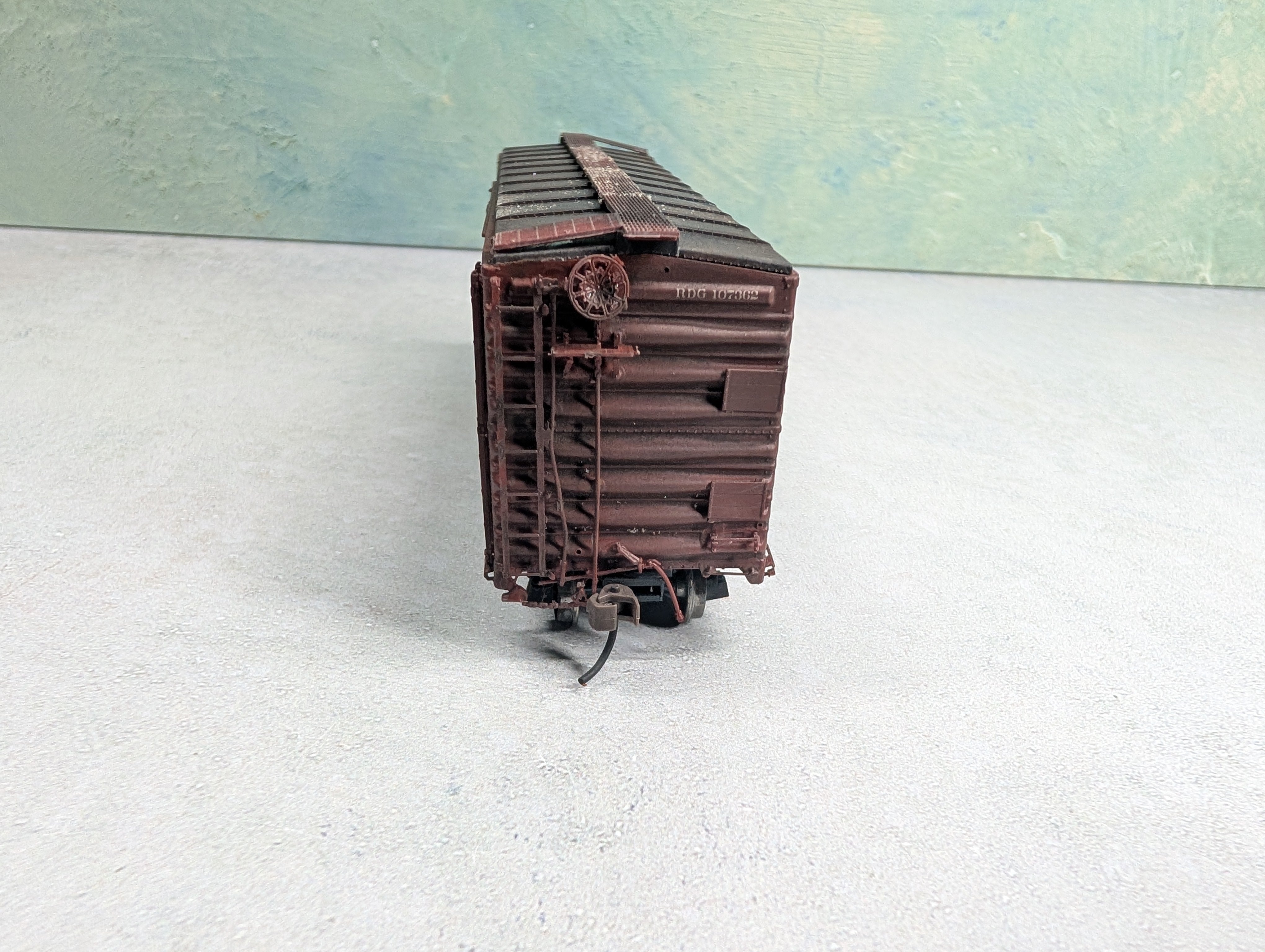 USED Branchline HO Scale Beautifully Weathered 40' Box Car Reading RDG #107362