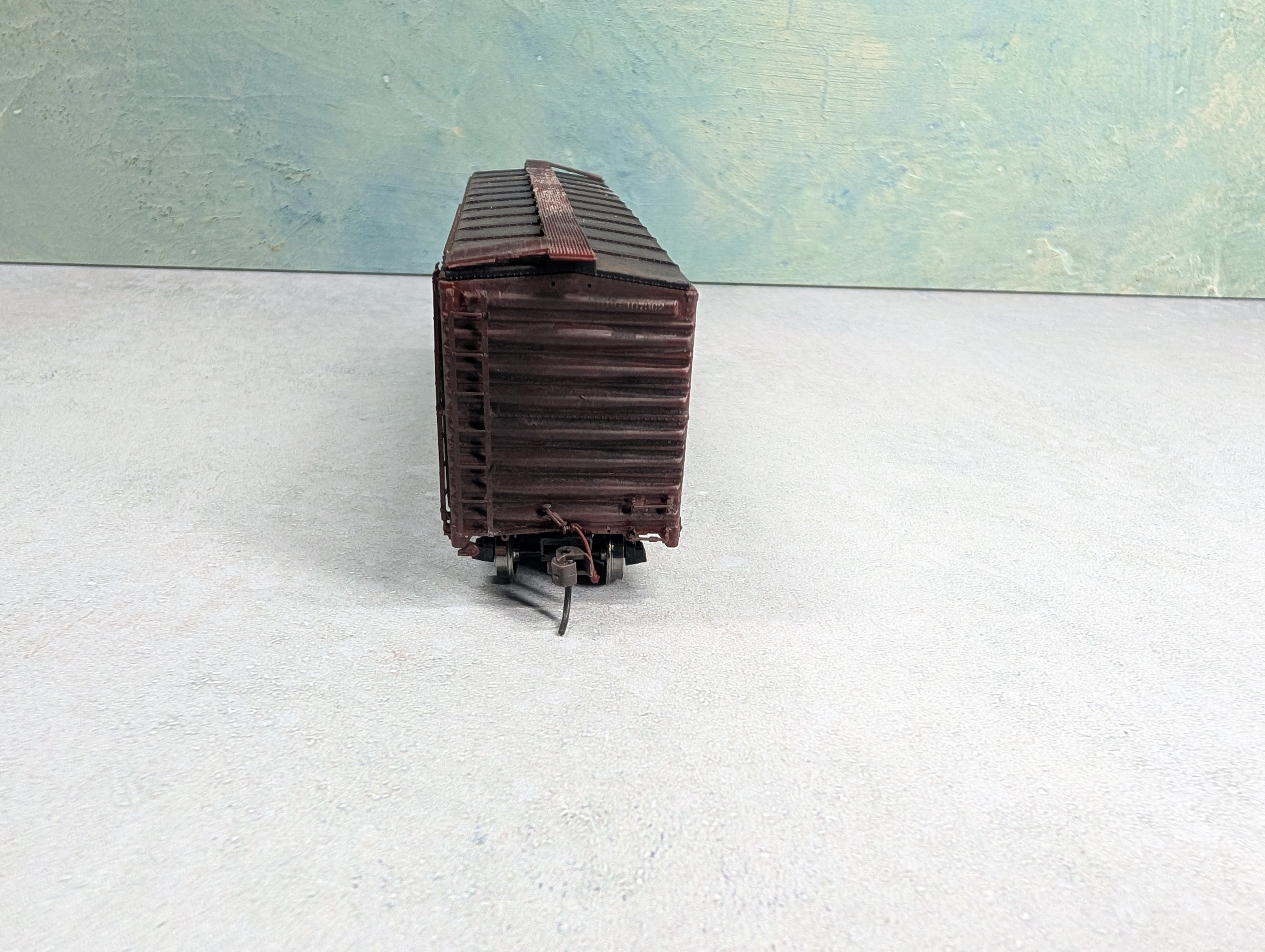 USED Branchline HO Scale Beautifully Weathered 40' Box Car Reading RDG #107362