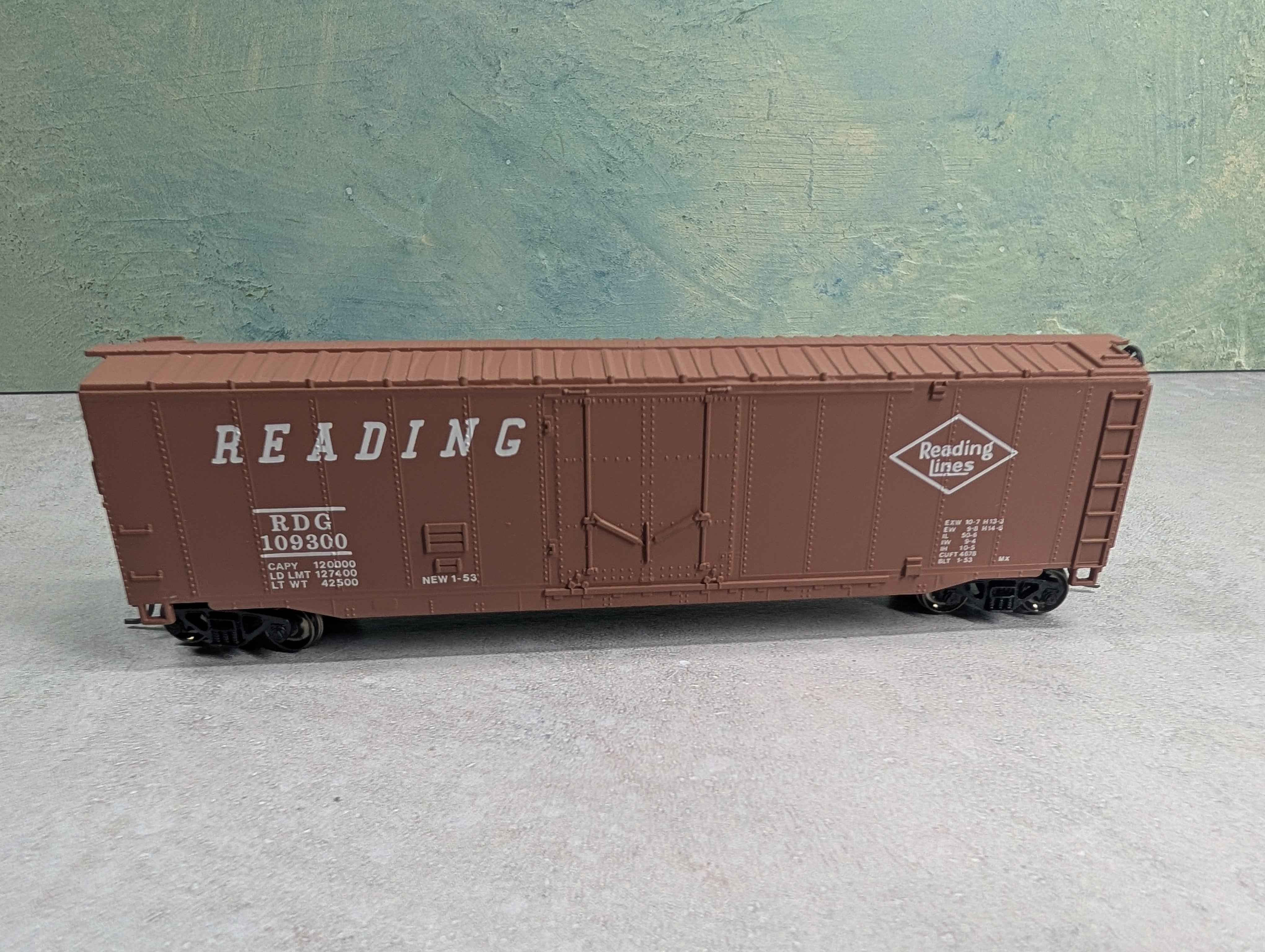 USED Bachmann HO Scale 50' Box Car Reading RDG #109300