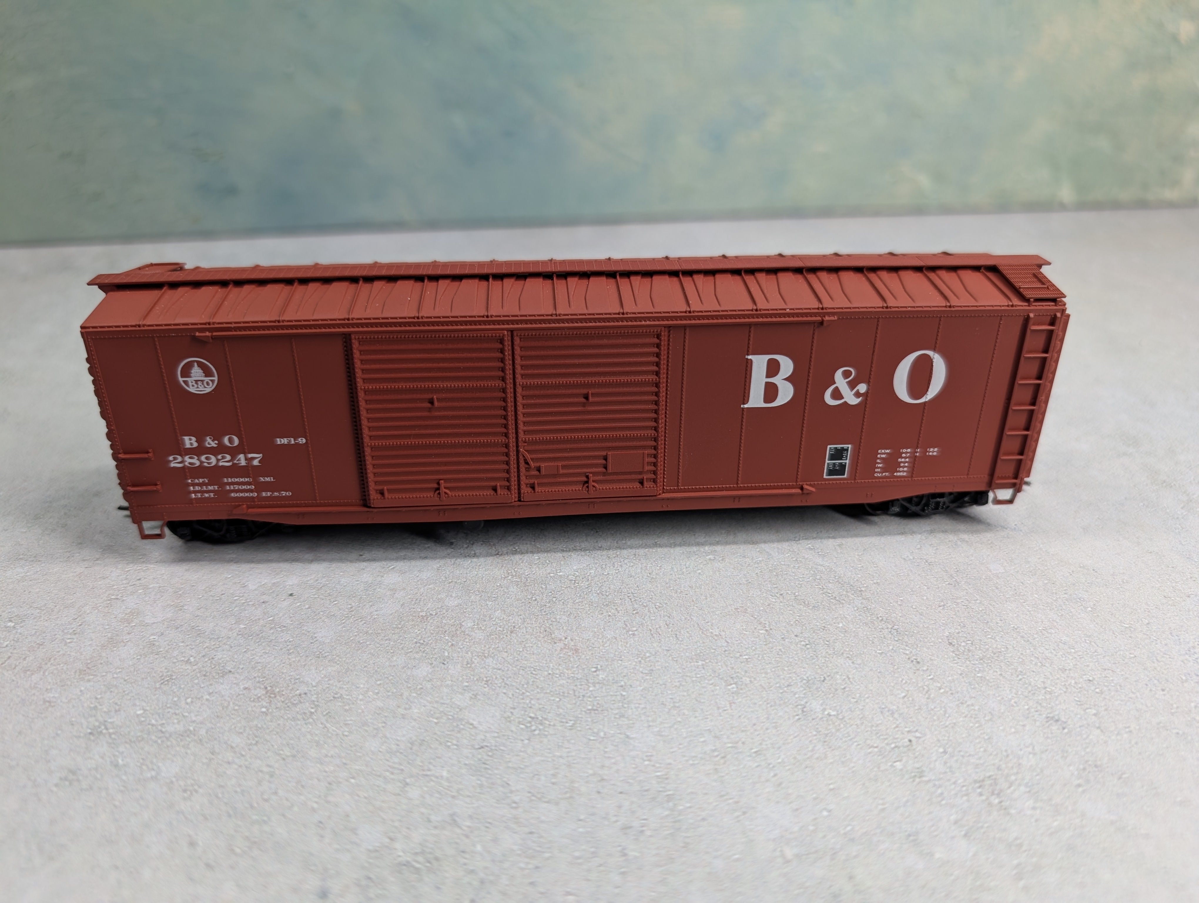 USED Accurail HO Scale 50' Box Car Baltimore and Ohio B&O #289247