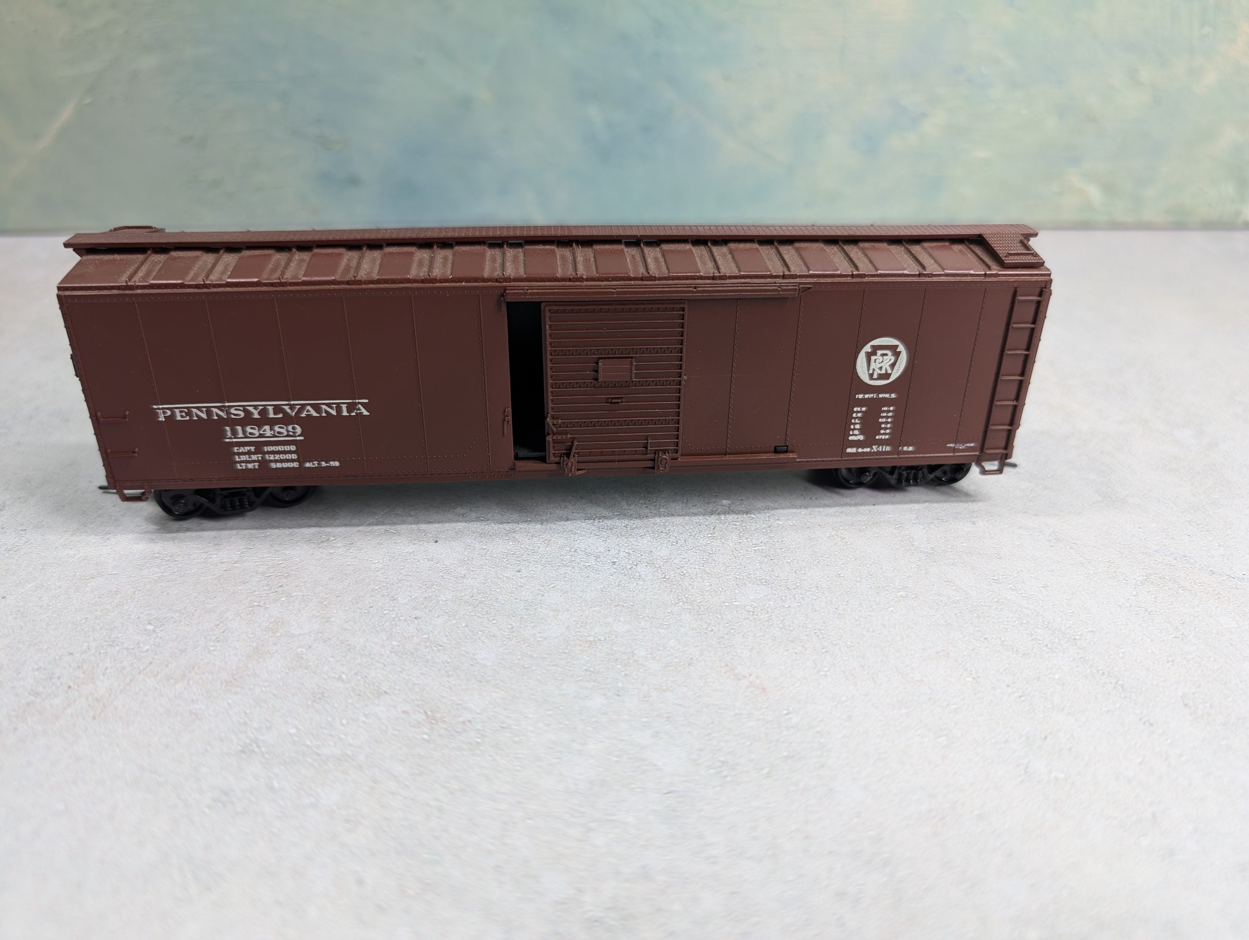 USED Athearn HO Scale 50' Box Car Pennsylvania PRR #118489