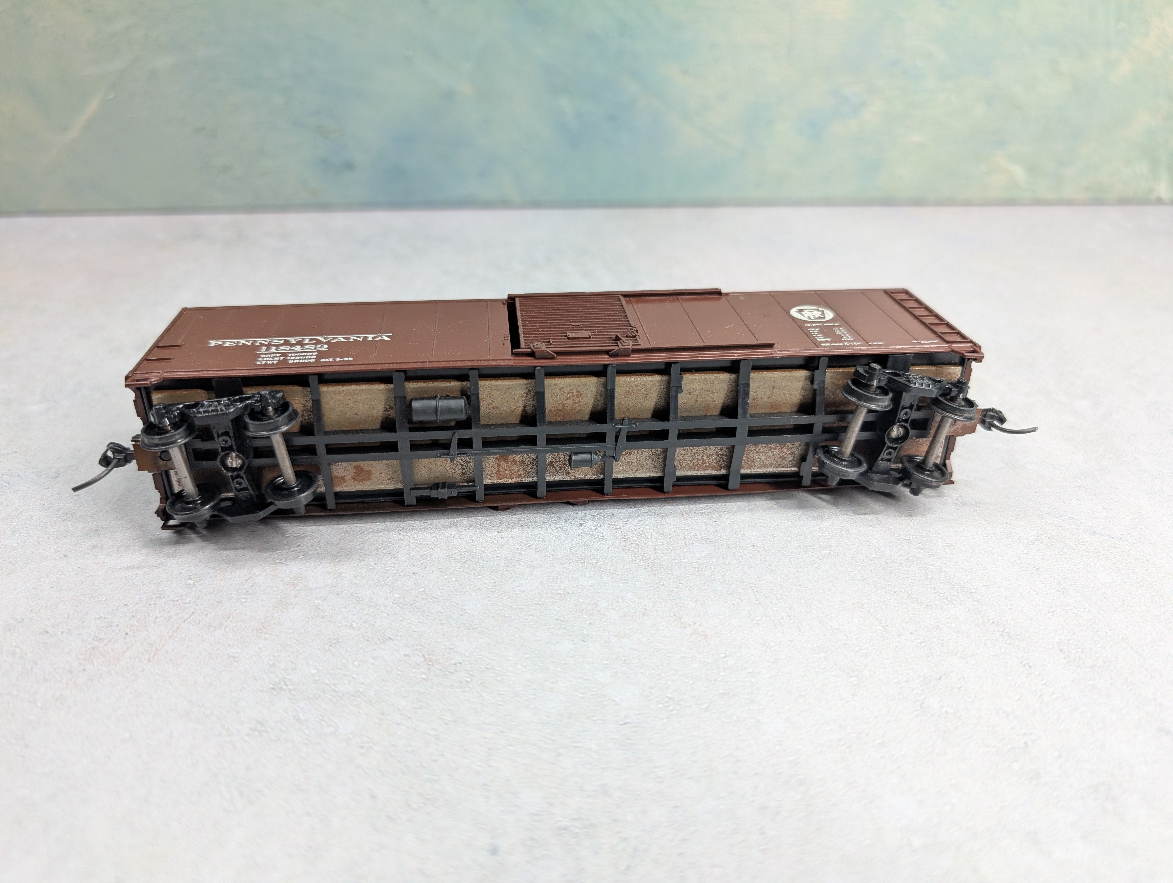 USED Athearn HO Scale 50' Box Car Pennsylvania PRR #118489