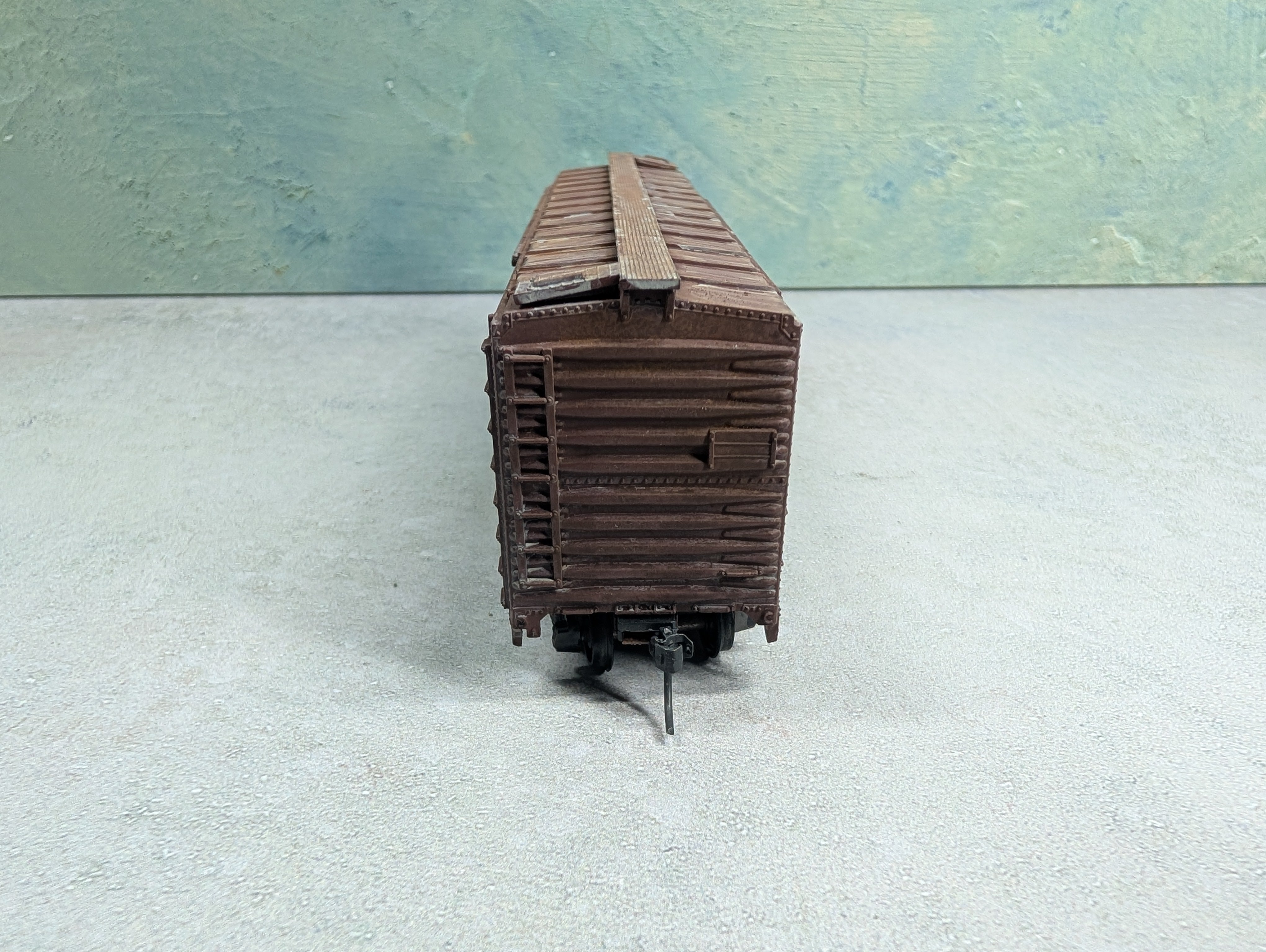 USED Athearn HO Scale Beautifully Weathered 50' Box Car Pennsylvania PRR #74002