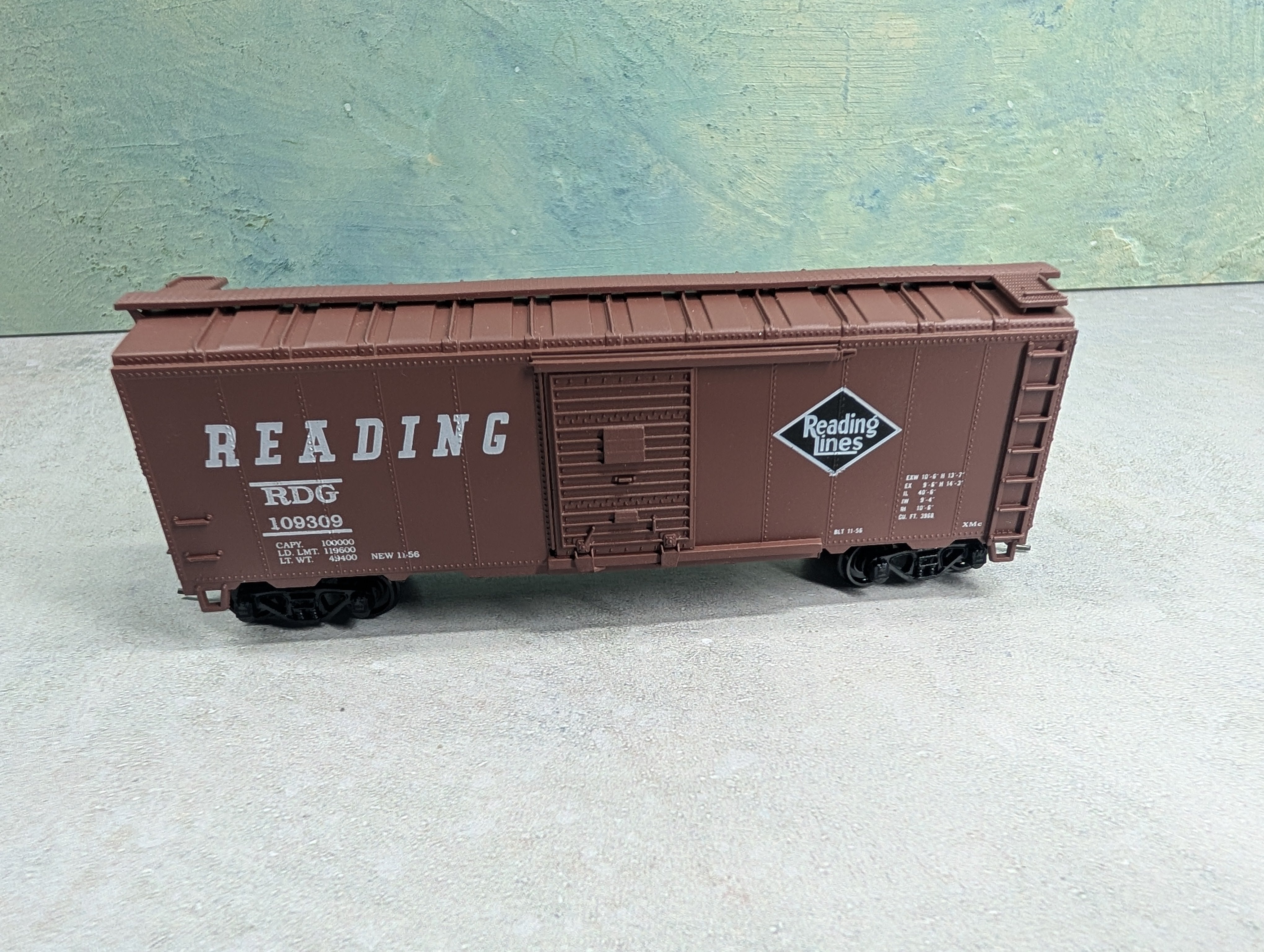 USED Athearn HO Scale 40' Box Car Reading RDG #109309