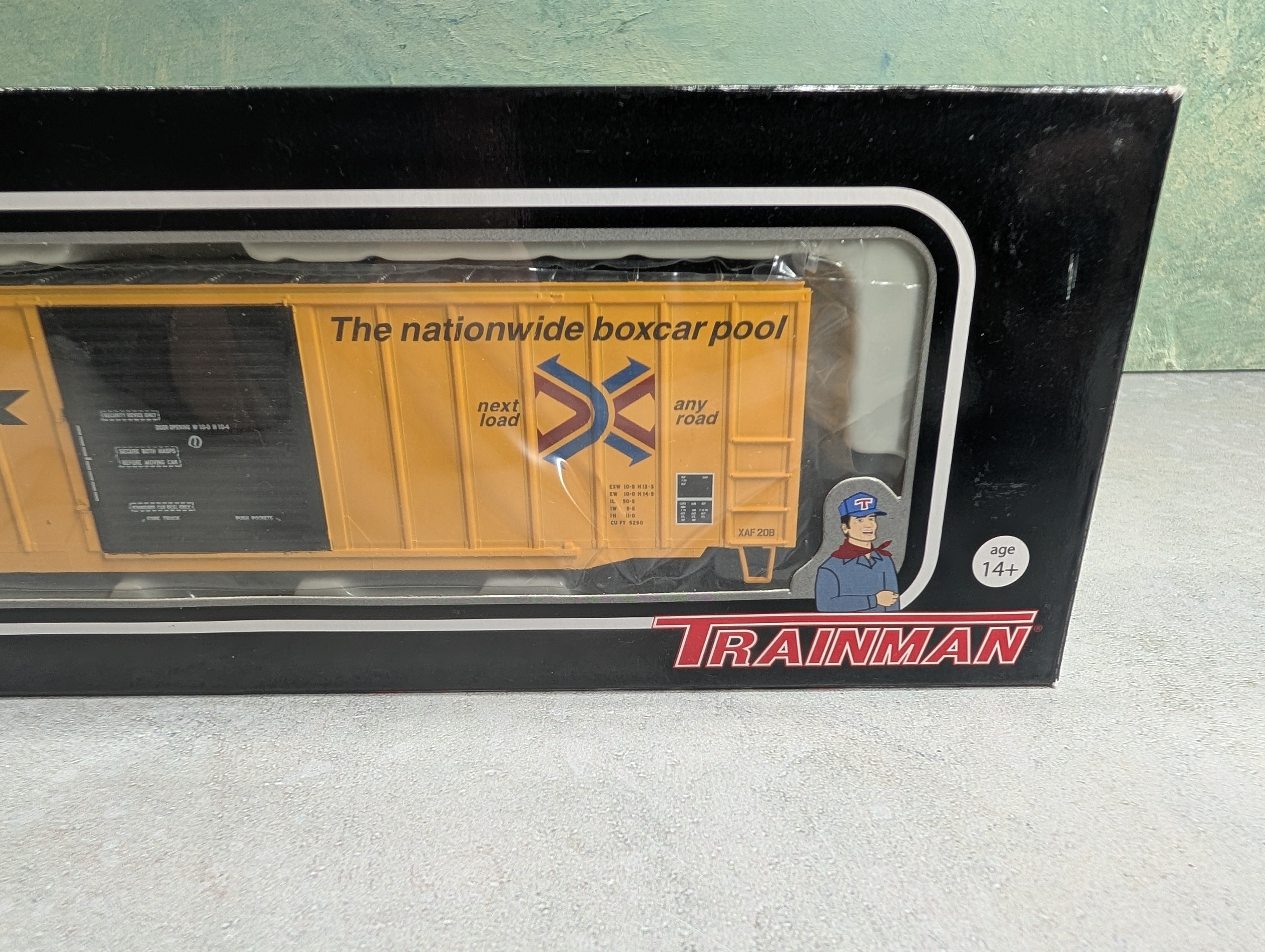 Atlas Trainman 20001659 HO Scale ACF 50'6" Box Car Railbox RBOX #33648