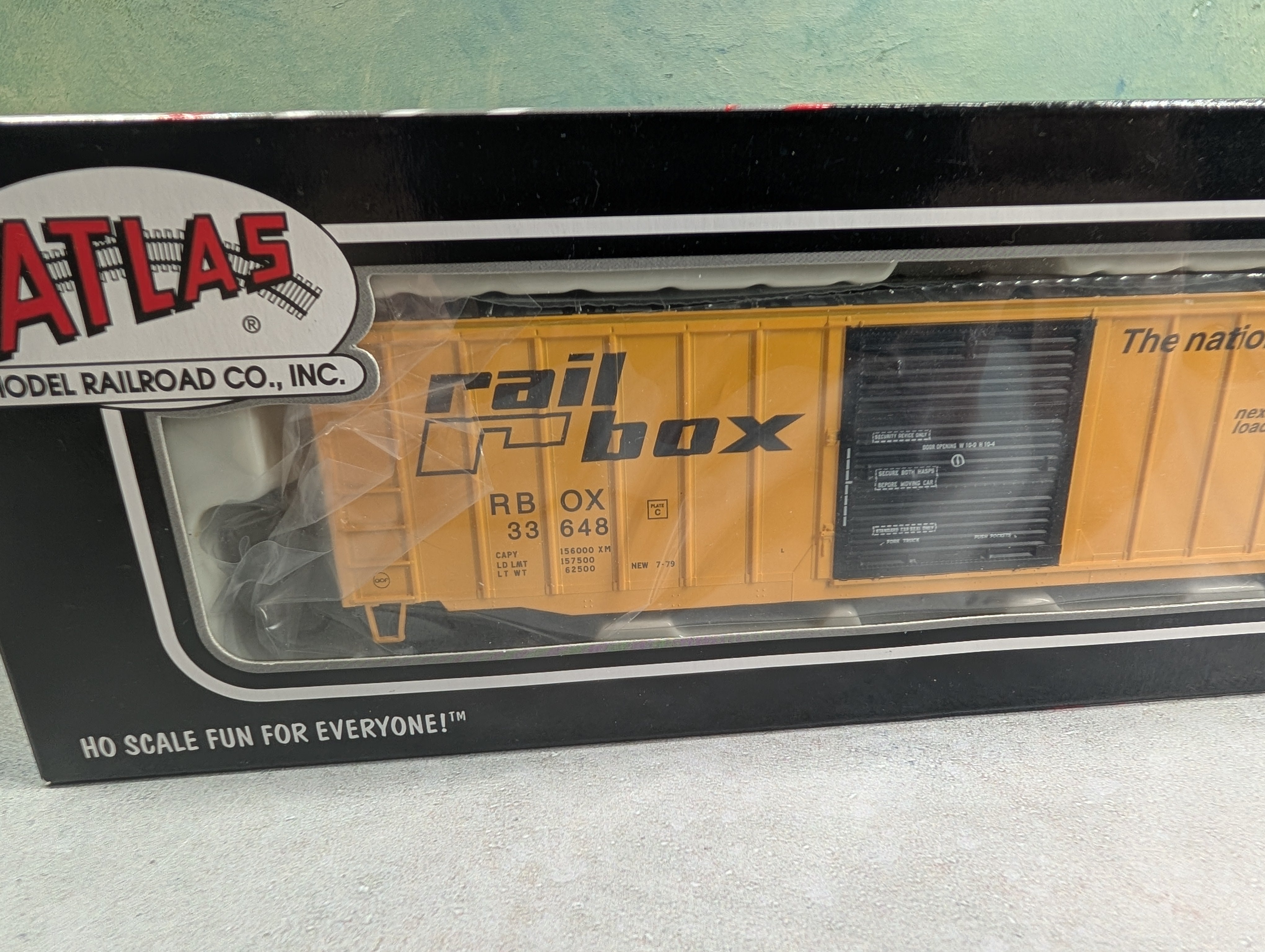 Atlas Trainman 20001659 HO Scale ACF 50'6" Box Car Railbox RBOX #33648
